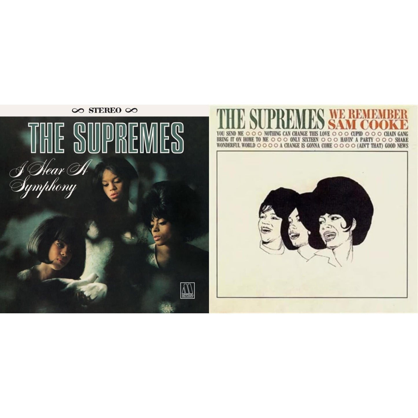 Supremes - We Rememeber Sam Cooke & I Hear A Symphony (Green LP Vinyl)