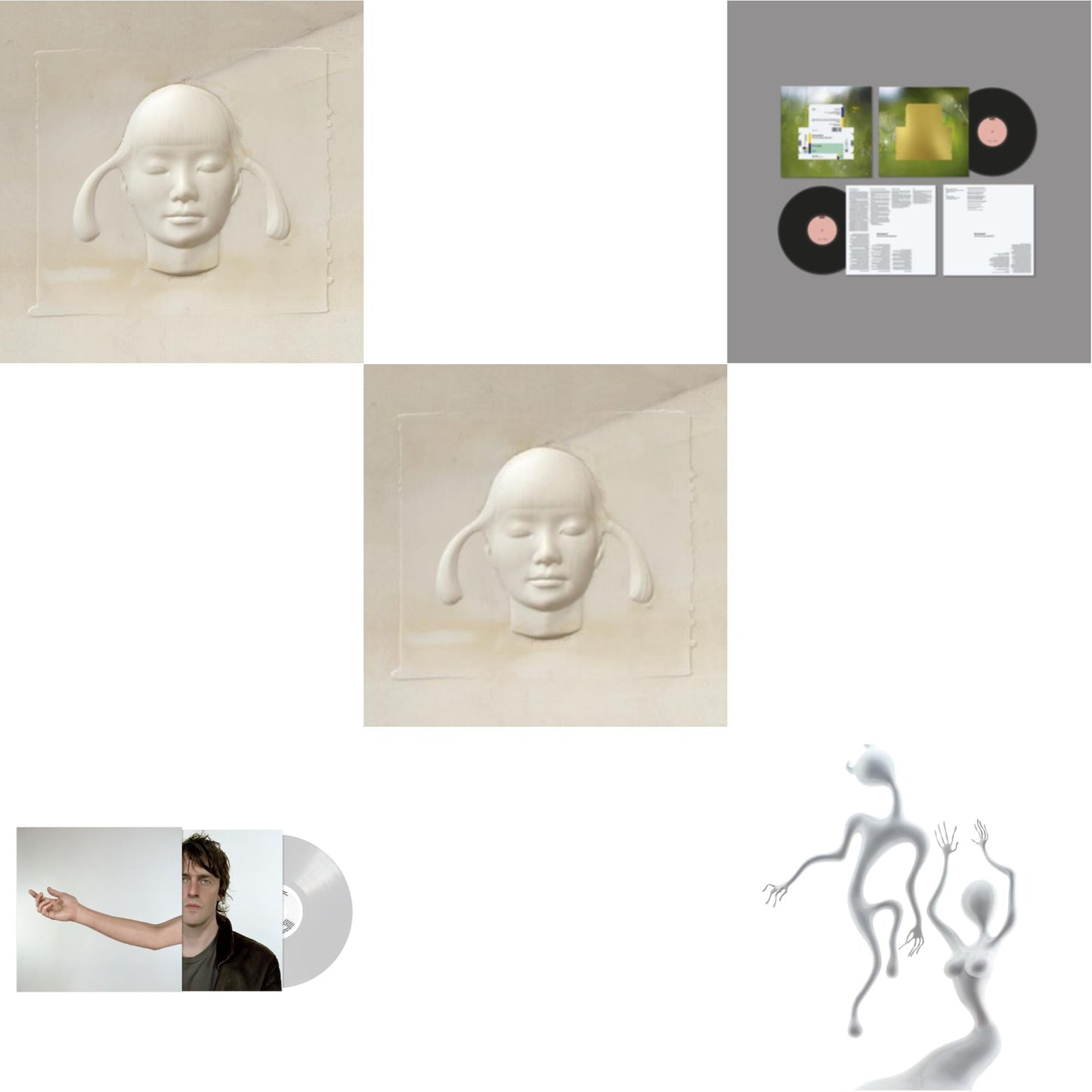 Spiritualized - Let It Come Down & Amazing Grace (Dove Gray LP Vinyl) & Let It Come Down (Cream LP Vinyl) & Everything Was Beautiful & Lazer Guided Melodies (White LP Vinyl) (I)