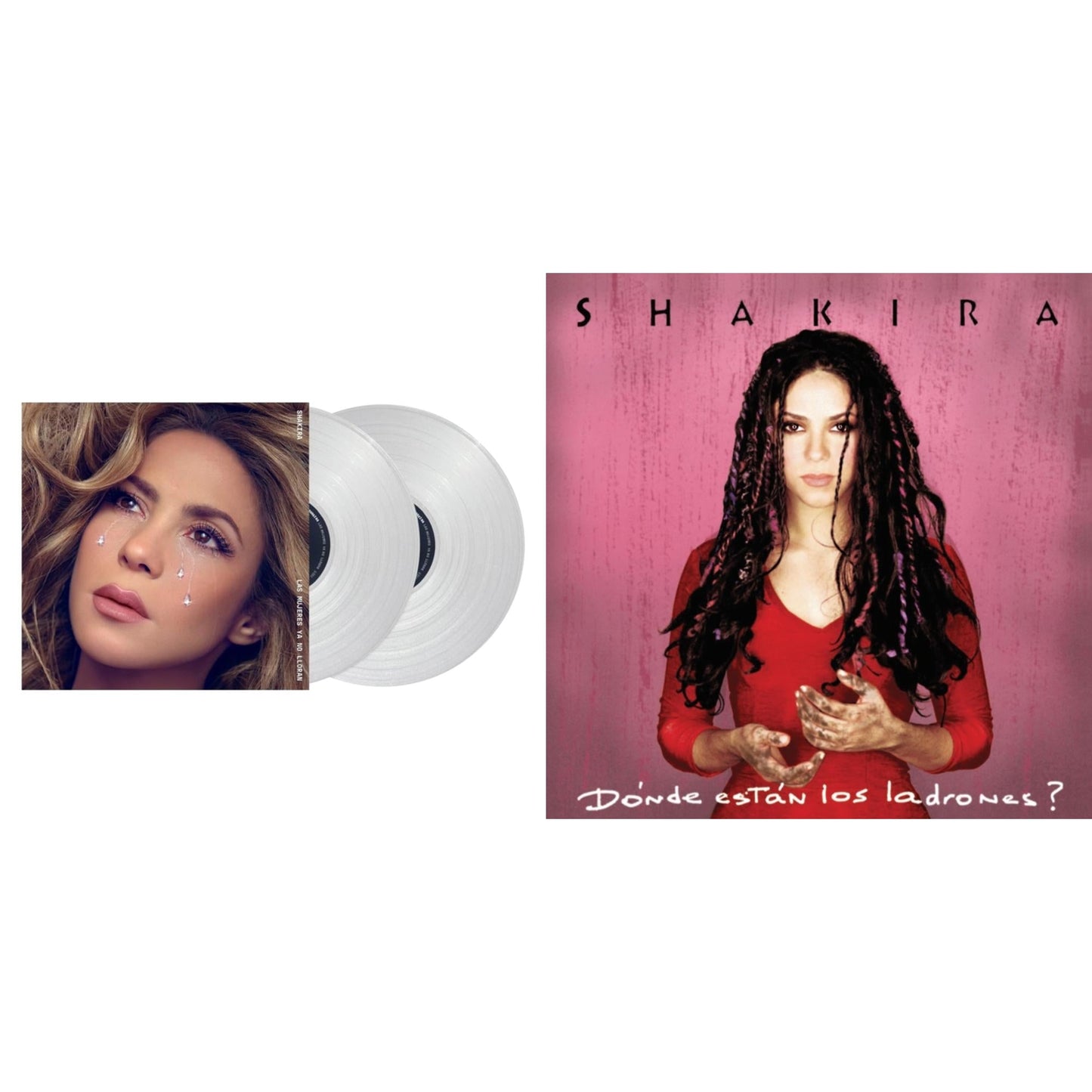 Shakira - Donde Estan Los Ladrones & Las Mujeres Ya No Lloran (2LP/Diamond Clear Vinyl)