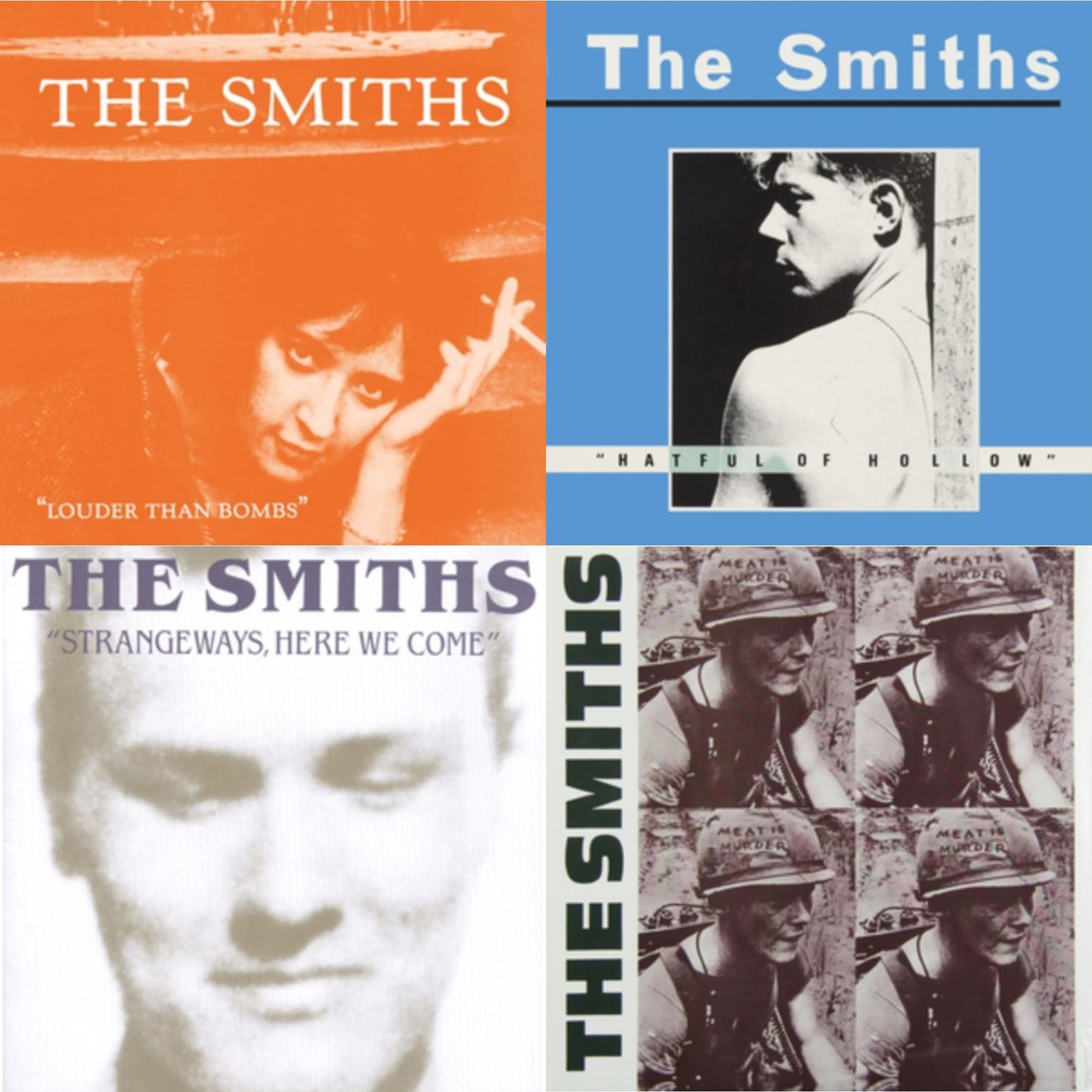 Smiths - Louder Than Bombs (180G/Remastered) & Meat Is Murder & Strangeways, Here We Come & Hatful Of Hollow - LP Vinyl Bundle