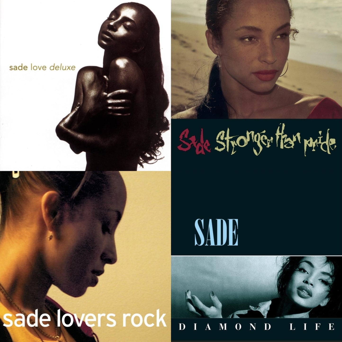 Sade - Love Deluxe & Lovers Rock & Stronger Than Pride & Diamond Life - CD Bundle