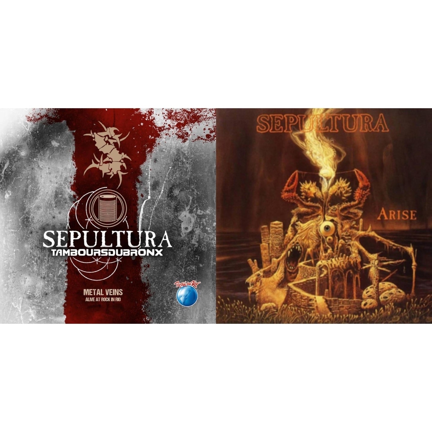 Sepultura - Metal Veins - Alive At Rock In Rio (Limited/2LP) & Arise (Expanded Edition)