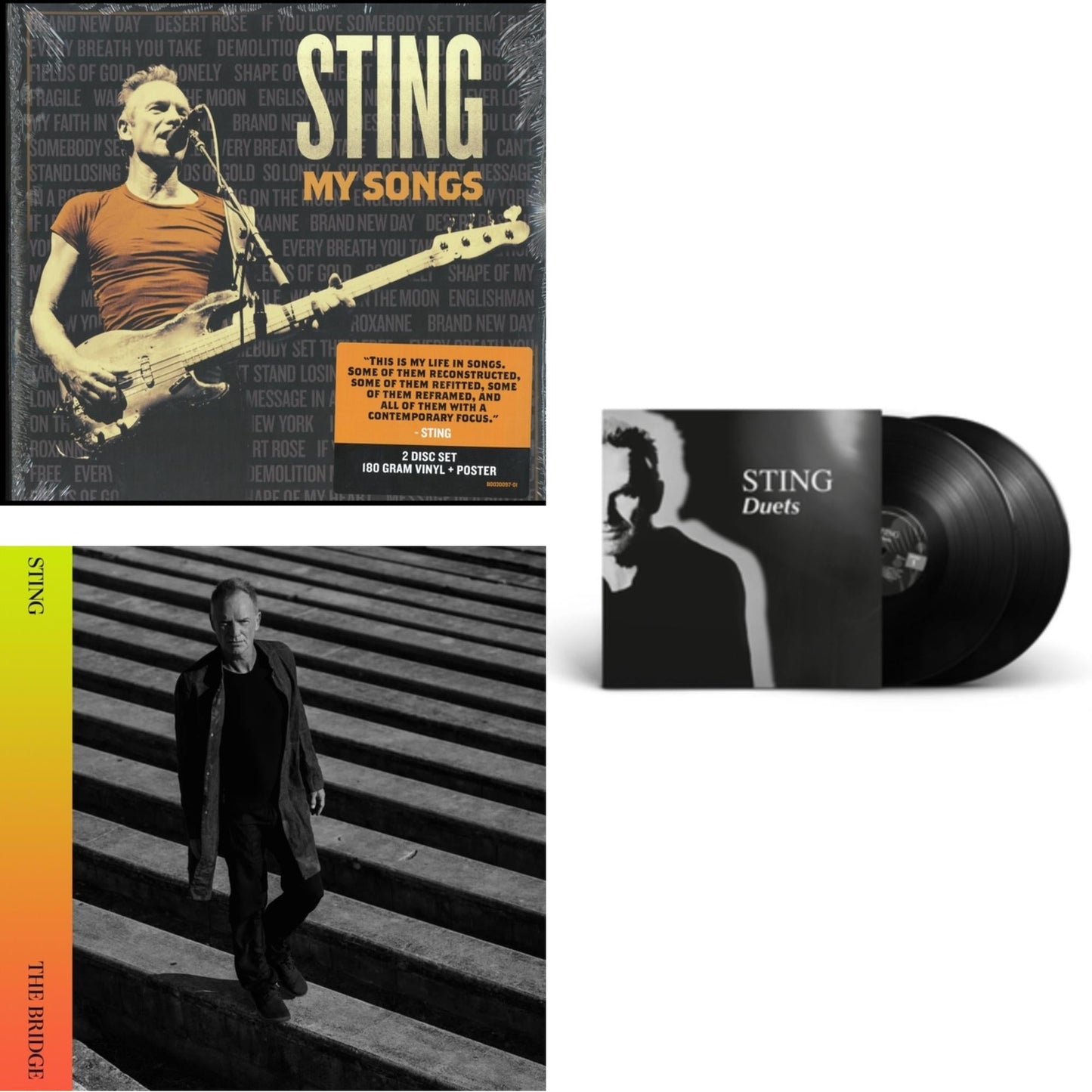 Sting - My Songs (2 LP) & Bridge & Duets (2LP/180G)