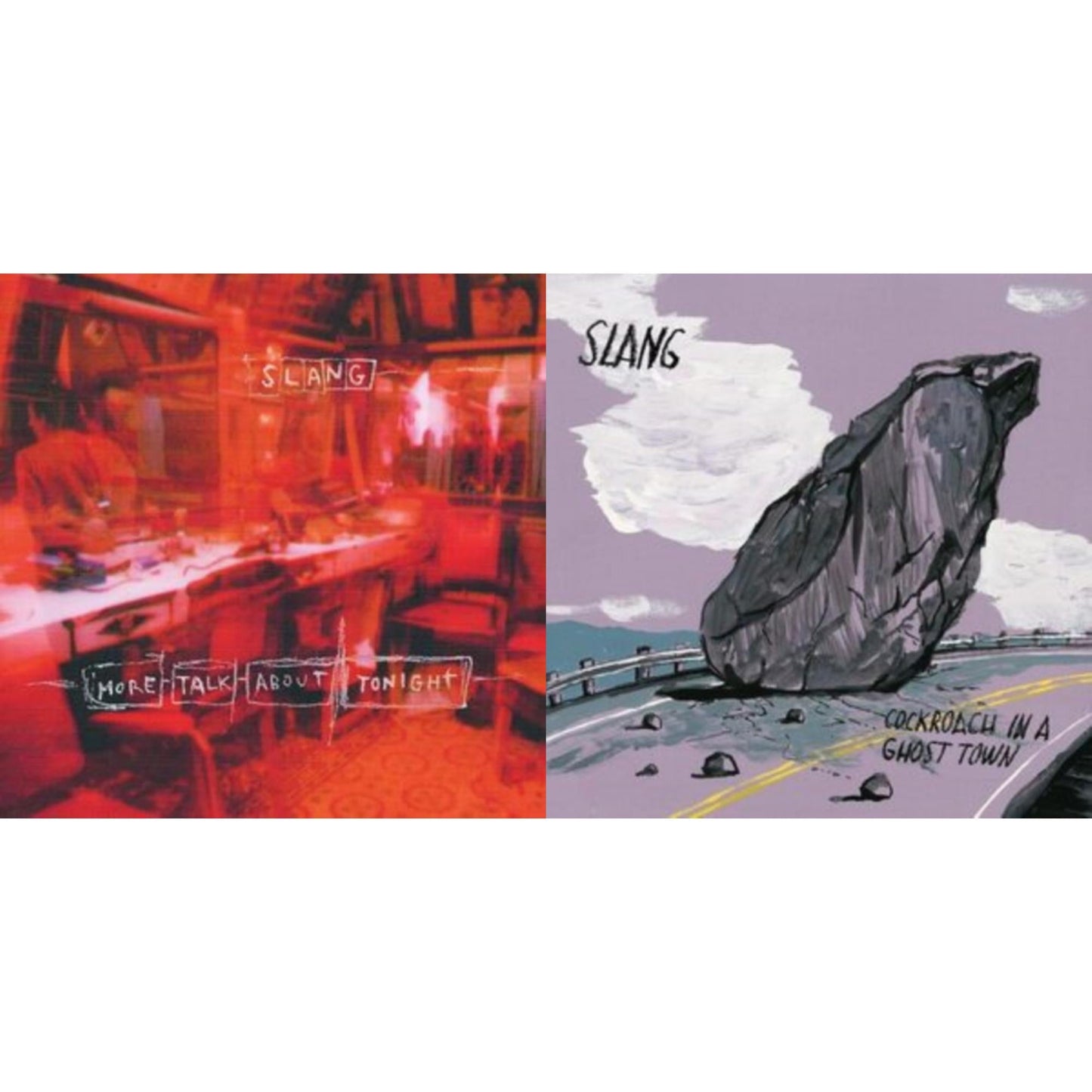 Slang - More Talk About Tonight (2LP/180G/Coke Bottle Vinyl) & Cockroach In A Ghost Town (Purple LP Vinyl/Dl Card)