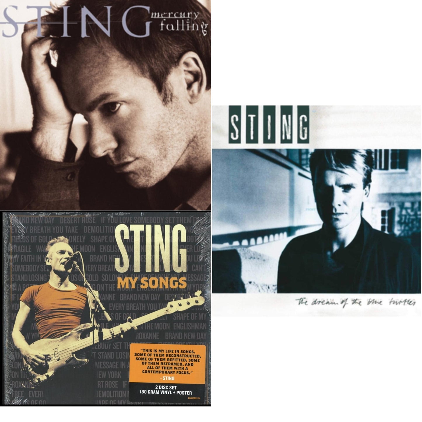Sting - Mercury Falling & My Songs (2 LP) & Dream Of The Blue Turtles
