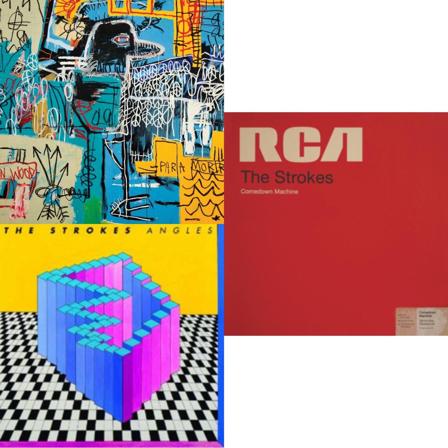 Strokes - New Abnormal (180G/Clear Apet Slipcase/Dl Insert) & Angles (Gatefold) & Comedown Machine - LP Vinyl Bundle