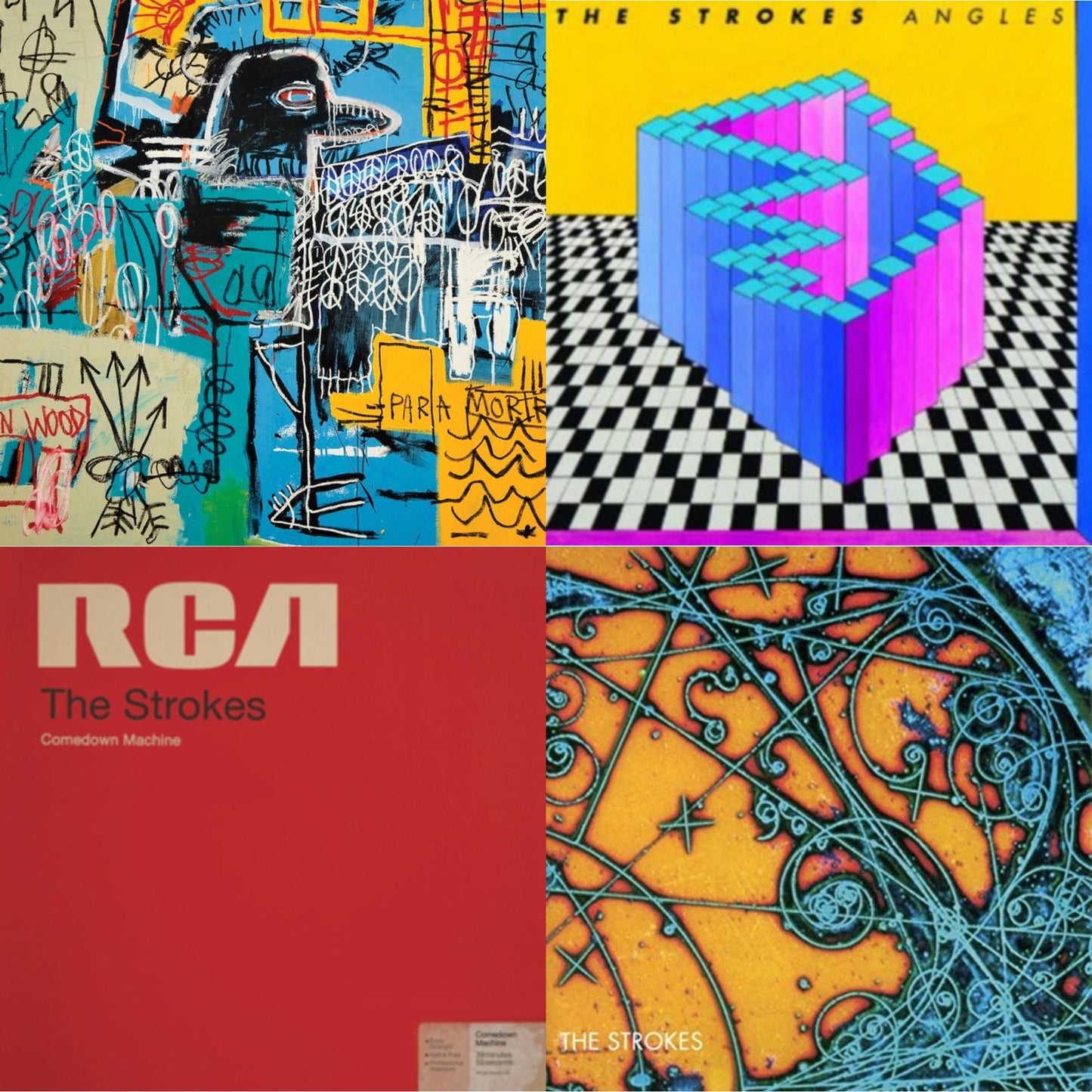 Strokes - Is This It & New Abnormal (180G/Clear Apet Slipcase/Dl Insert) & Angles (Gatefold) & Comedown Machine - LP Vinyl Bundle