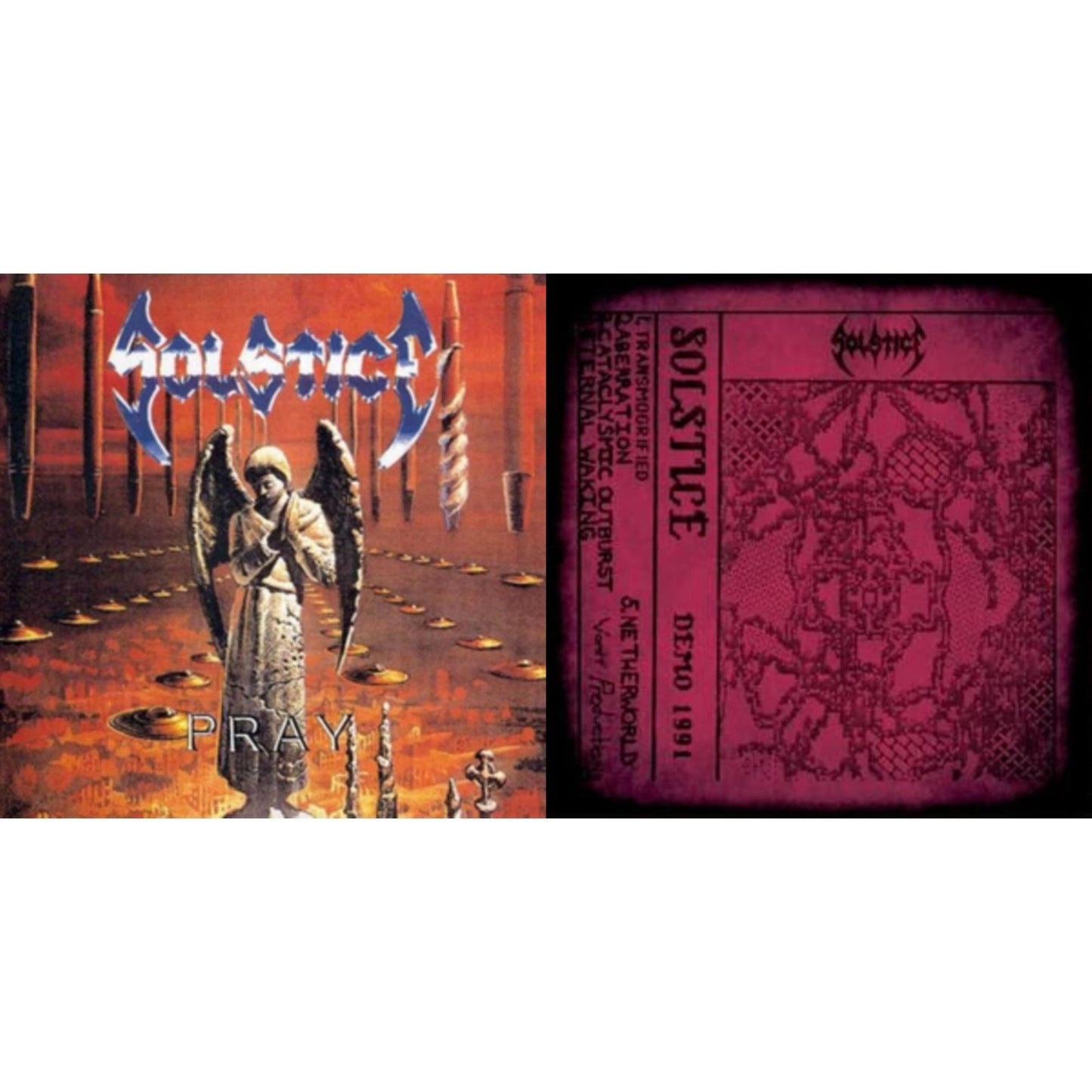 Solstice - Pray (Reissue/White LP Vinyl) & Demo 1991 (Reissue/Green LP Vinyl)