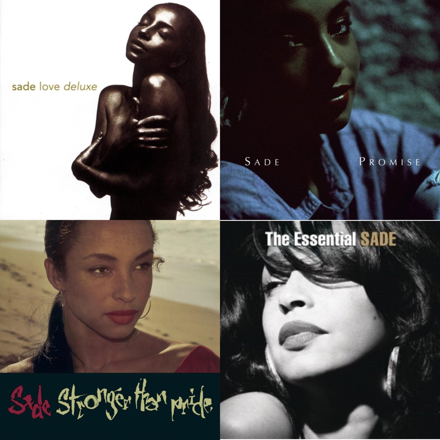 Sade - Love Deluxe & Promise & Stronger Than Pride & Essential Sade - CD Bundle