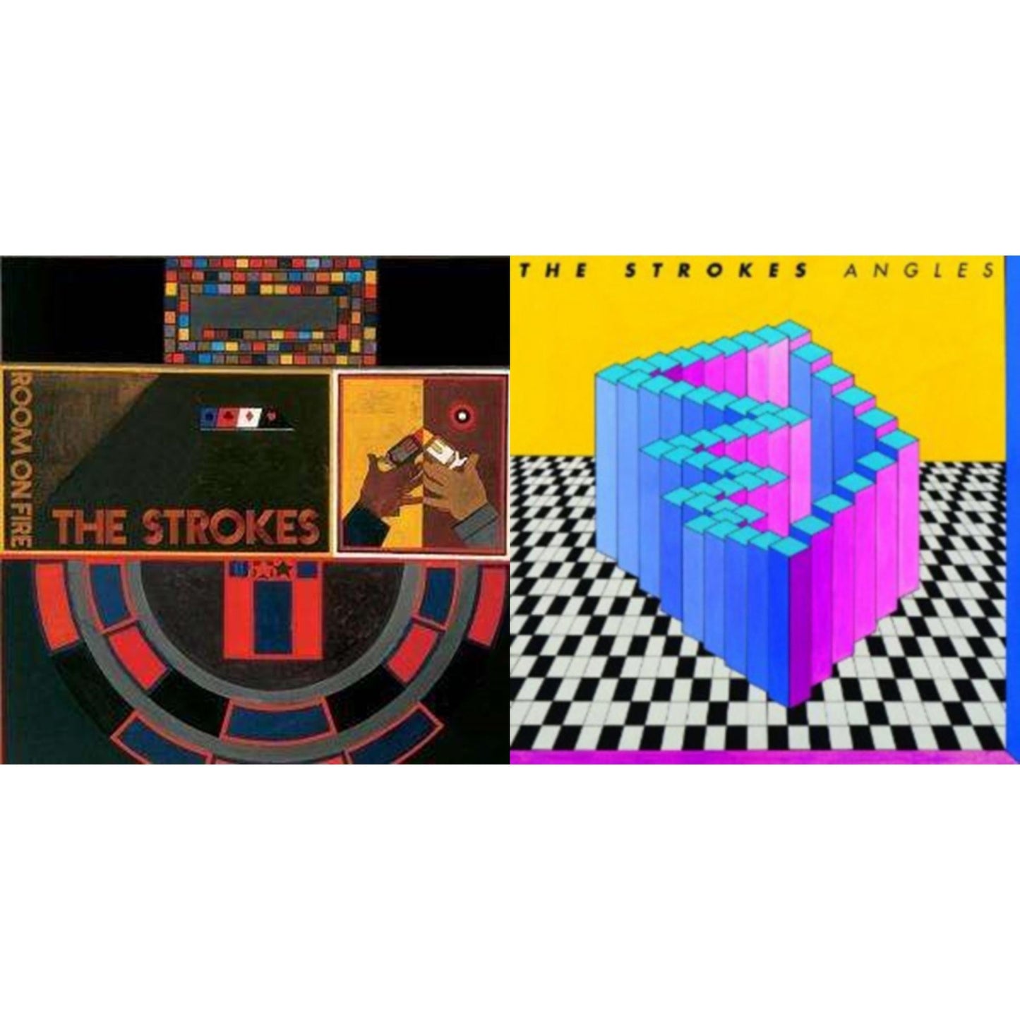Strokes - Room On Fire & Angles (Gatefold) - LP Vinyl Bundle