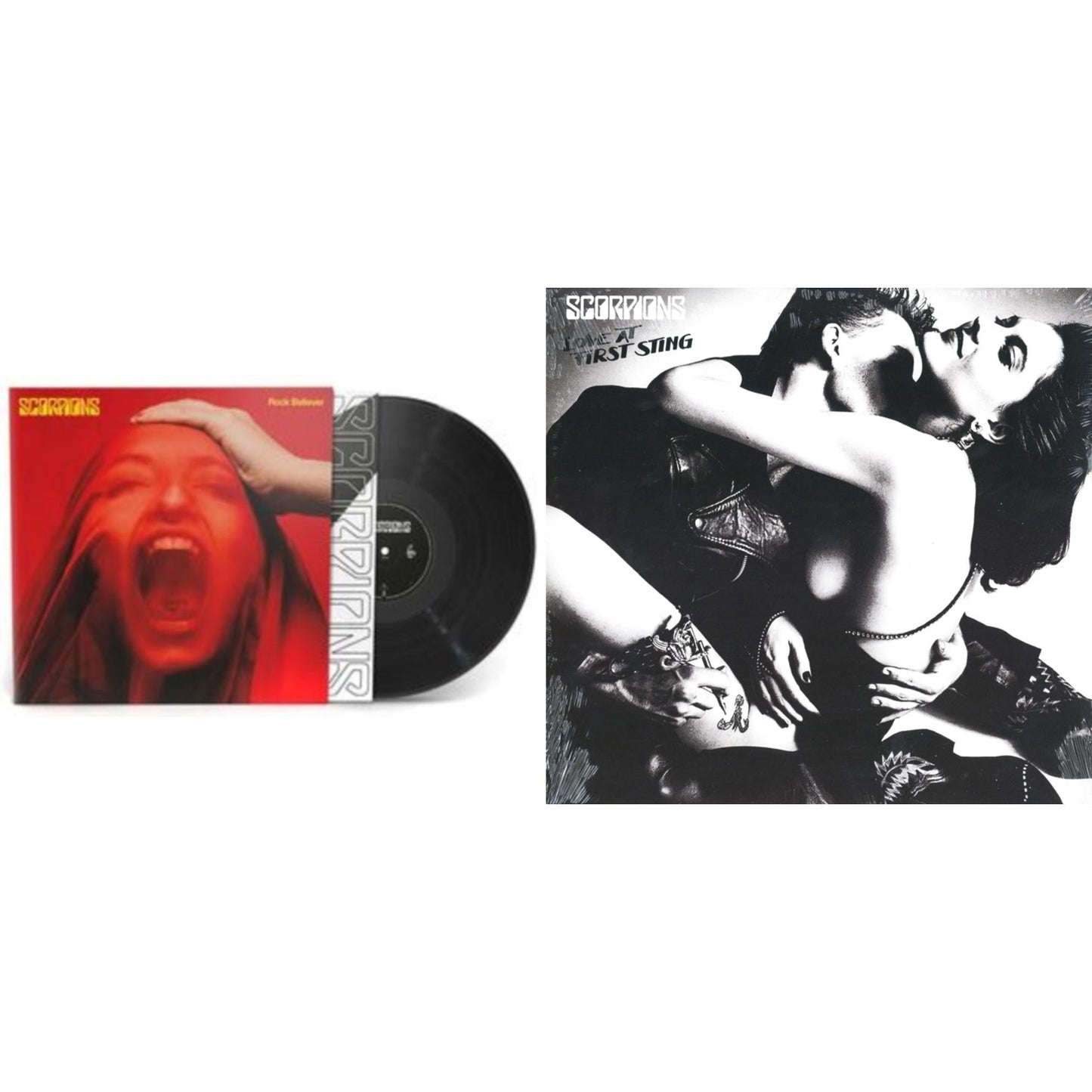 Scorpions - Rock Believer & Love At First Sting - LP Vinyl Bundle