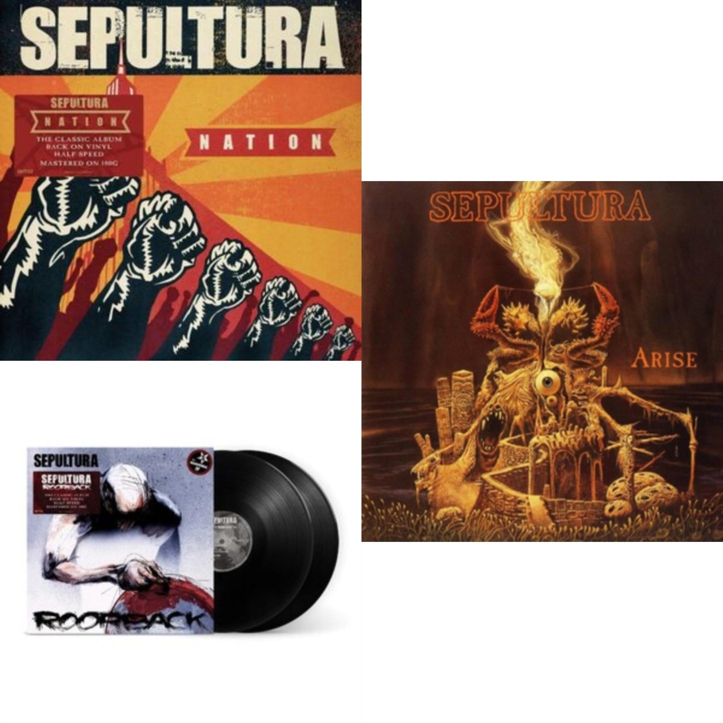 Sepultura - Nation (2LP) & Roorback & Arise (Expanded Edition)