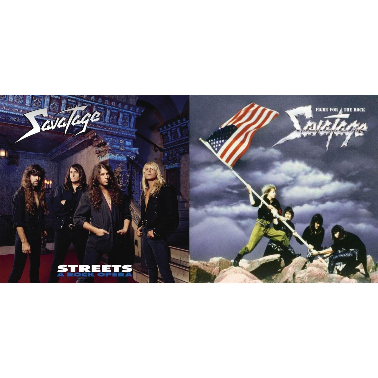Savatage - Streets - A Rock Opera & Fight For The Rock (White LP Vinyl/10Inch)