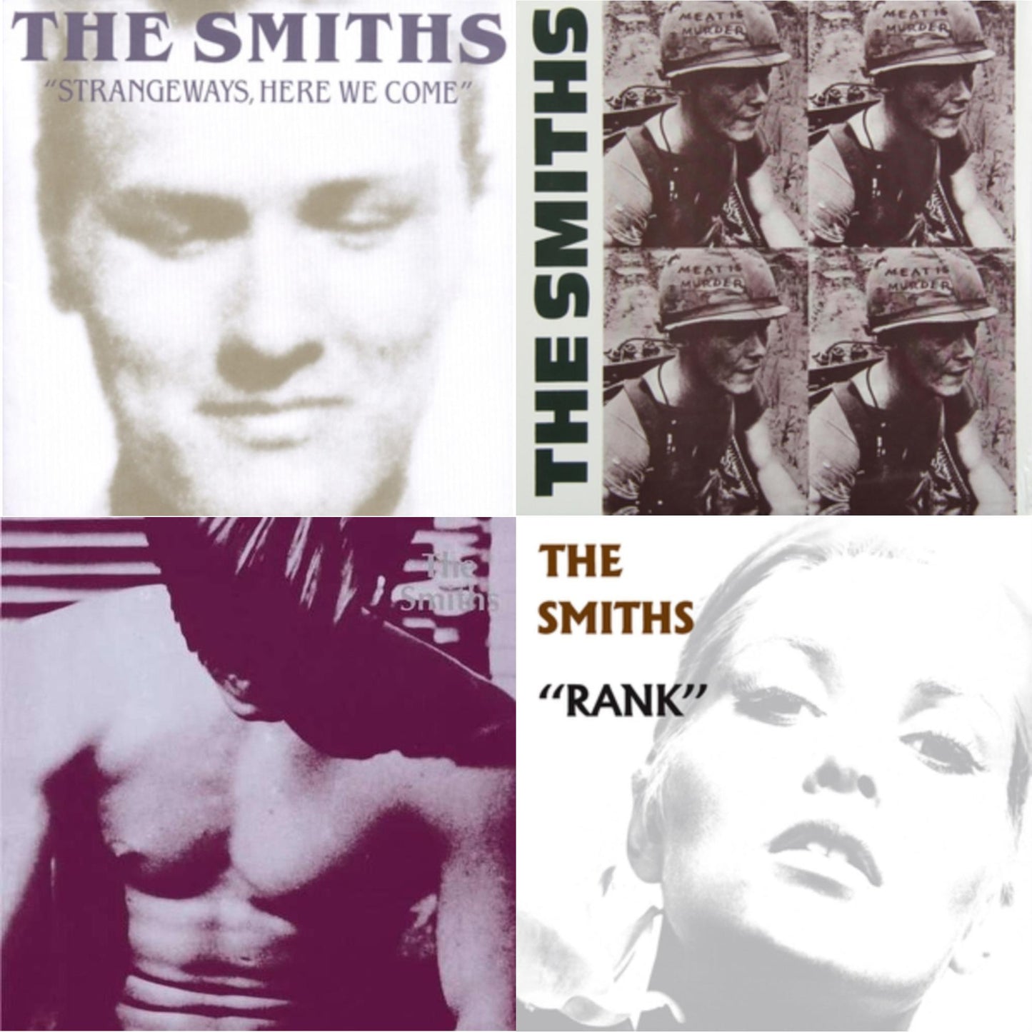Smiths - Meat Is Murder & Strangeways, Here We Come & Smiths & Rank (180G/Remastered) - LP Vinyl Bundle