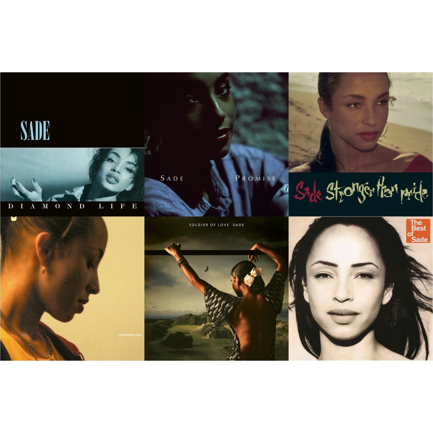 Sade - Diamond Life & Promise & Stronger Than Pride & Lovers Rock & Soldier Of Love & Best Of Sade (2LP/180G/Gatefold)