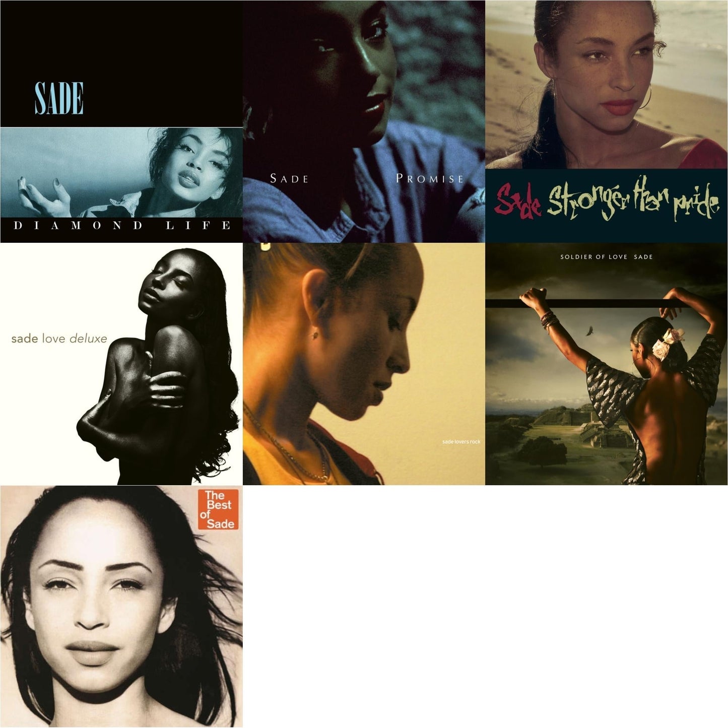 Sade - Diamond Life & Promise & Stronger Than Pride & Love Deluxe & Lovers Rock & Soldier Of Love & Best Of Sade (2LP/180G/Gatefold)