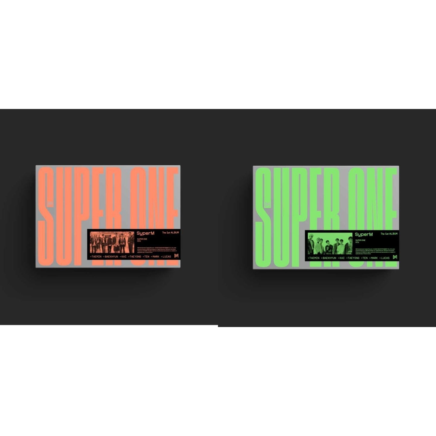 Superm - Super One: 1St Album (Super Version) & Super One: 1St Album (One Version) - CD Bundle