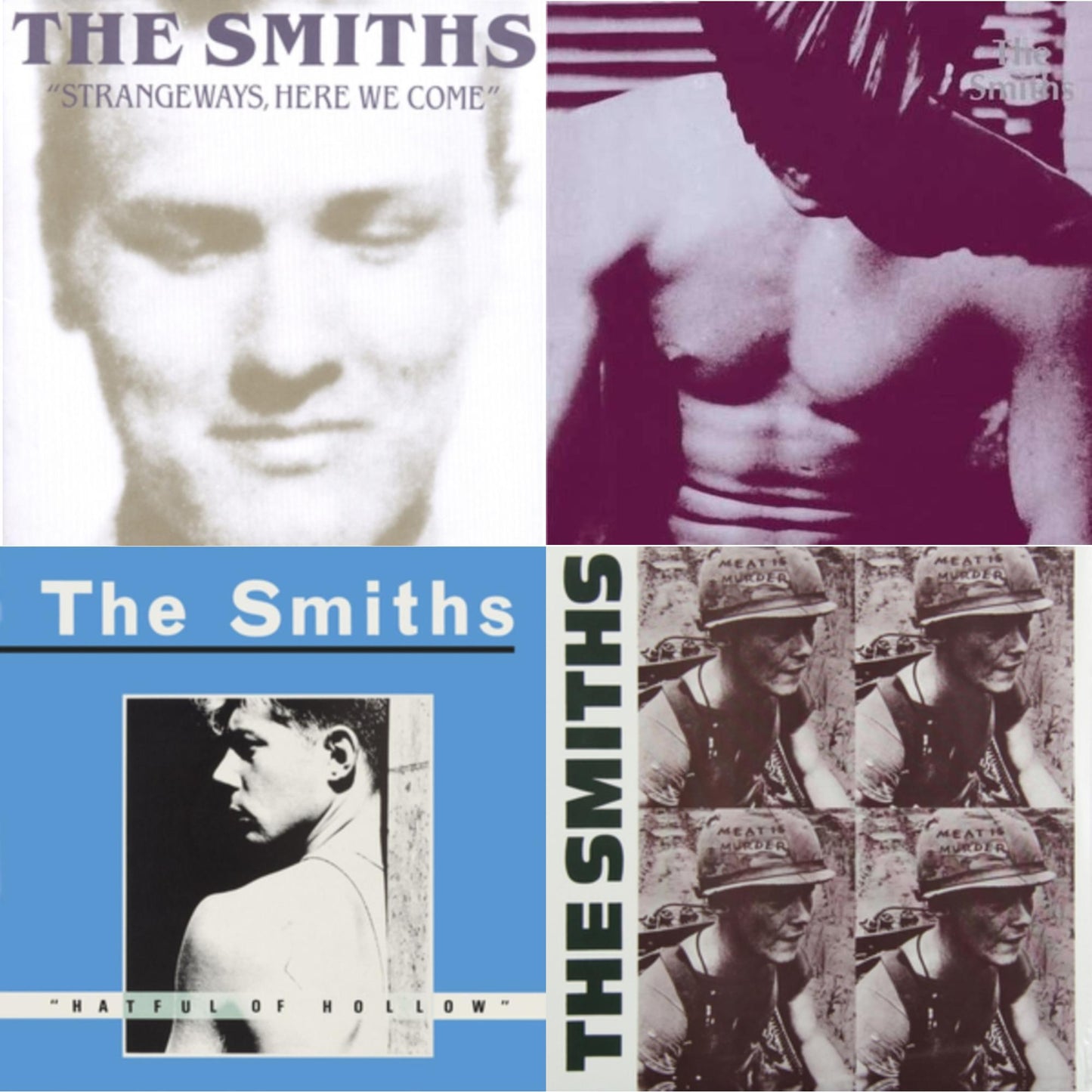 Smiths - Meat Is Murder & Strangeways, Here We Come & Smiths & Hatful Of Hollow - LP Vinyl Bundle