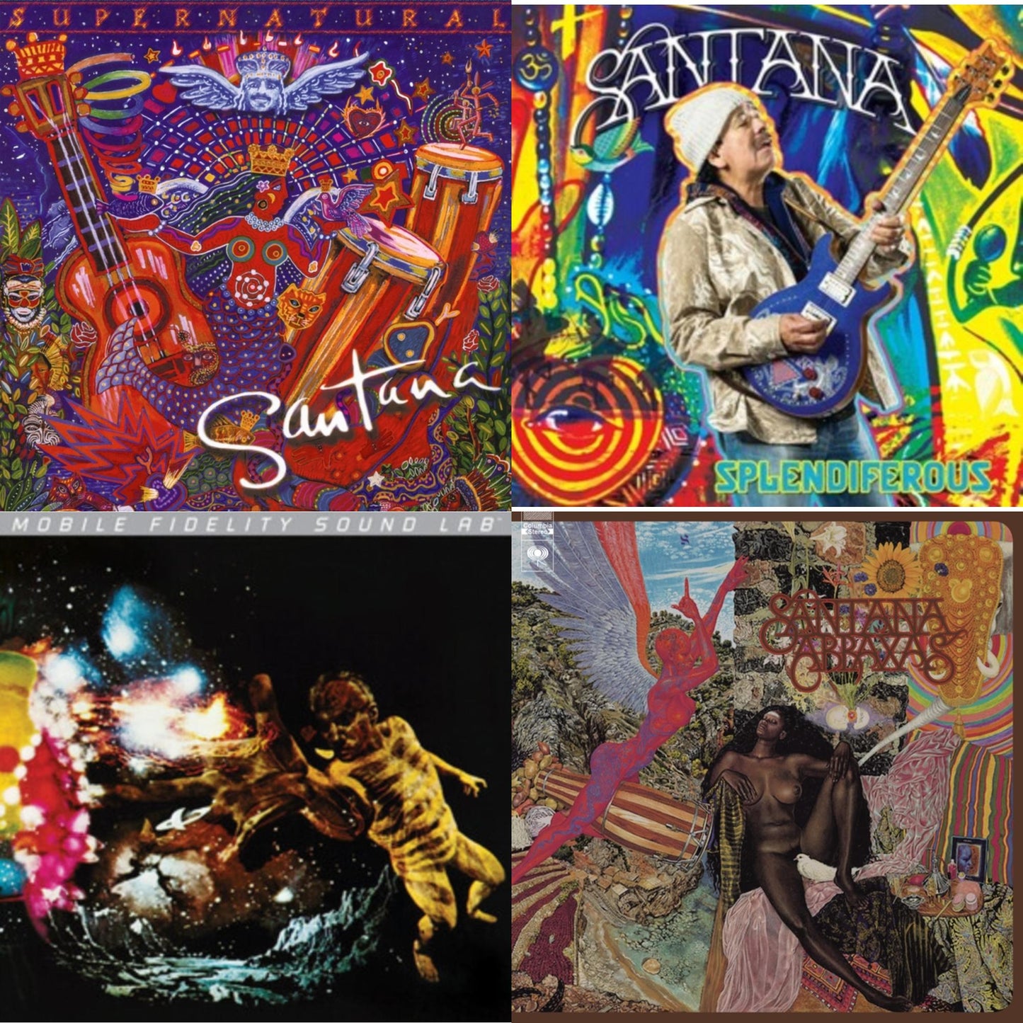 Santana - Supernatural (2LP/150G) & Splendiferous (2LP/150G) & Santana Iii & Abraxas