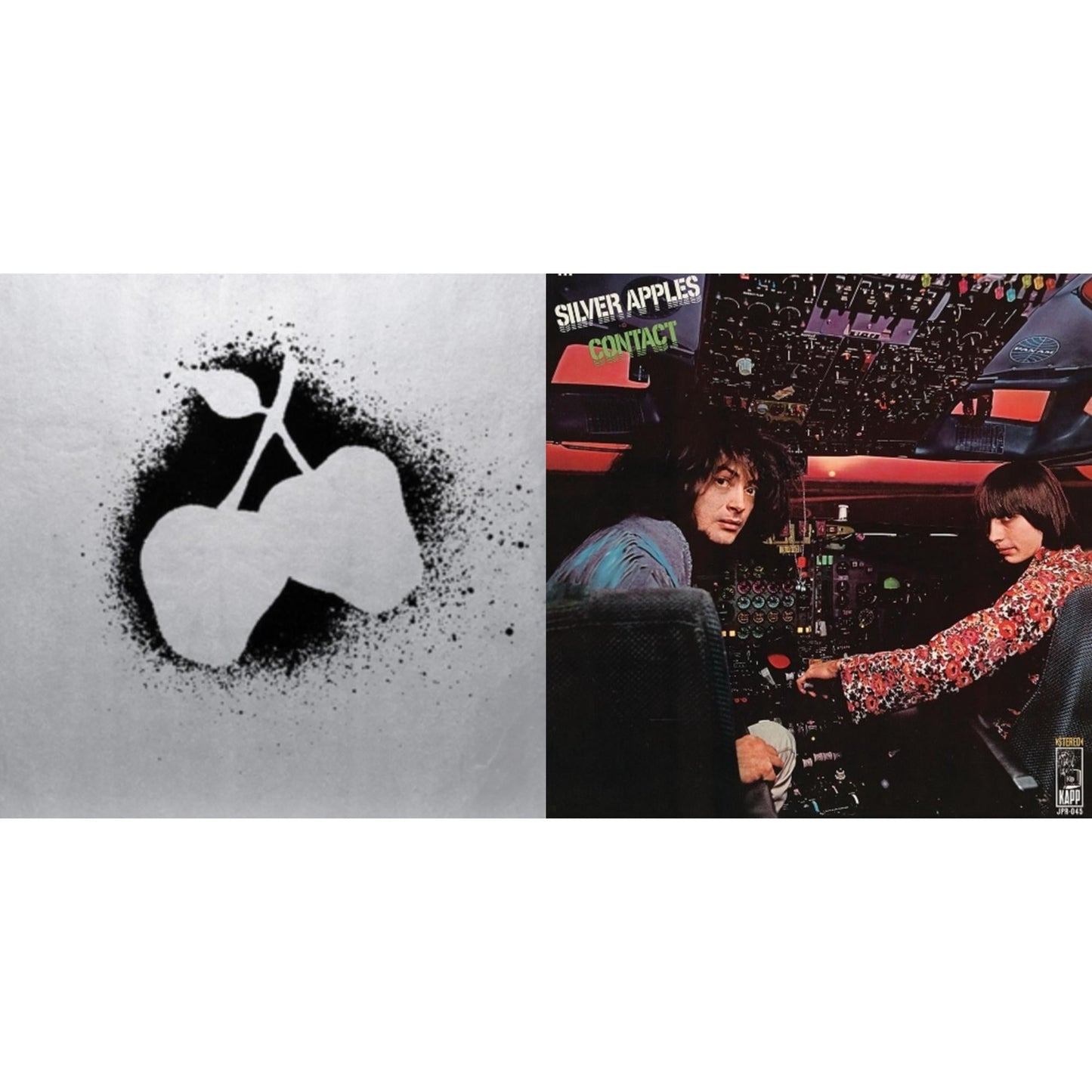 Silver Apples - Silver Apples (Liquid Smoke LP Vinyl) & Contact (Blue W/ White & Black Swirl LP Vinyl)