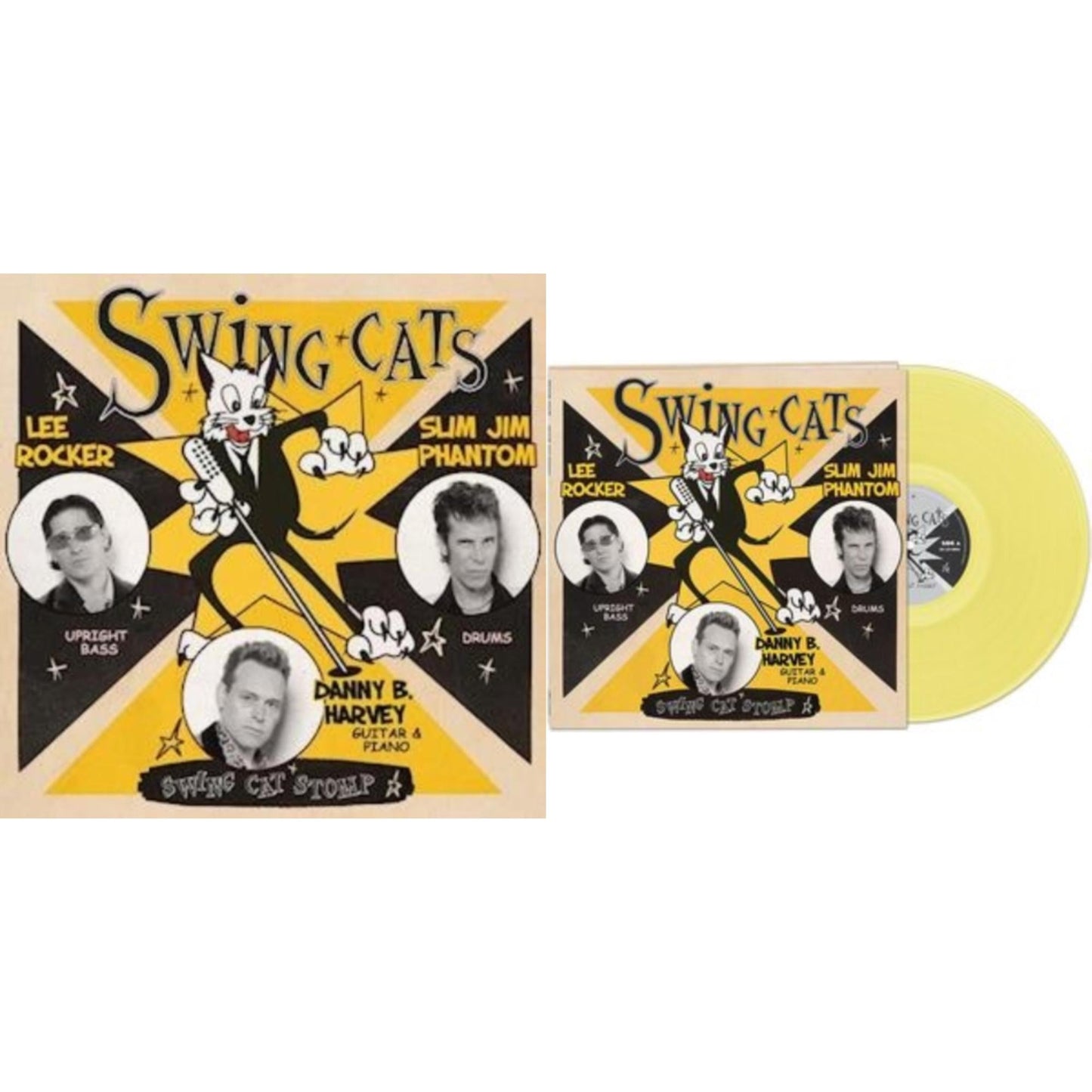 Swing Cats - Swing Cat Stomp (Red LP Vinyl) & Swing Cat Stomp (Yellow LP Vinyl)