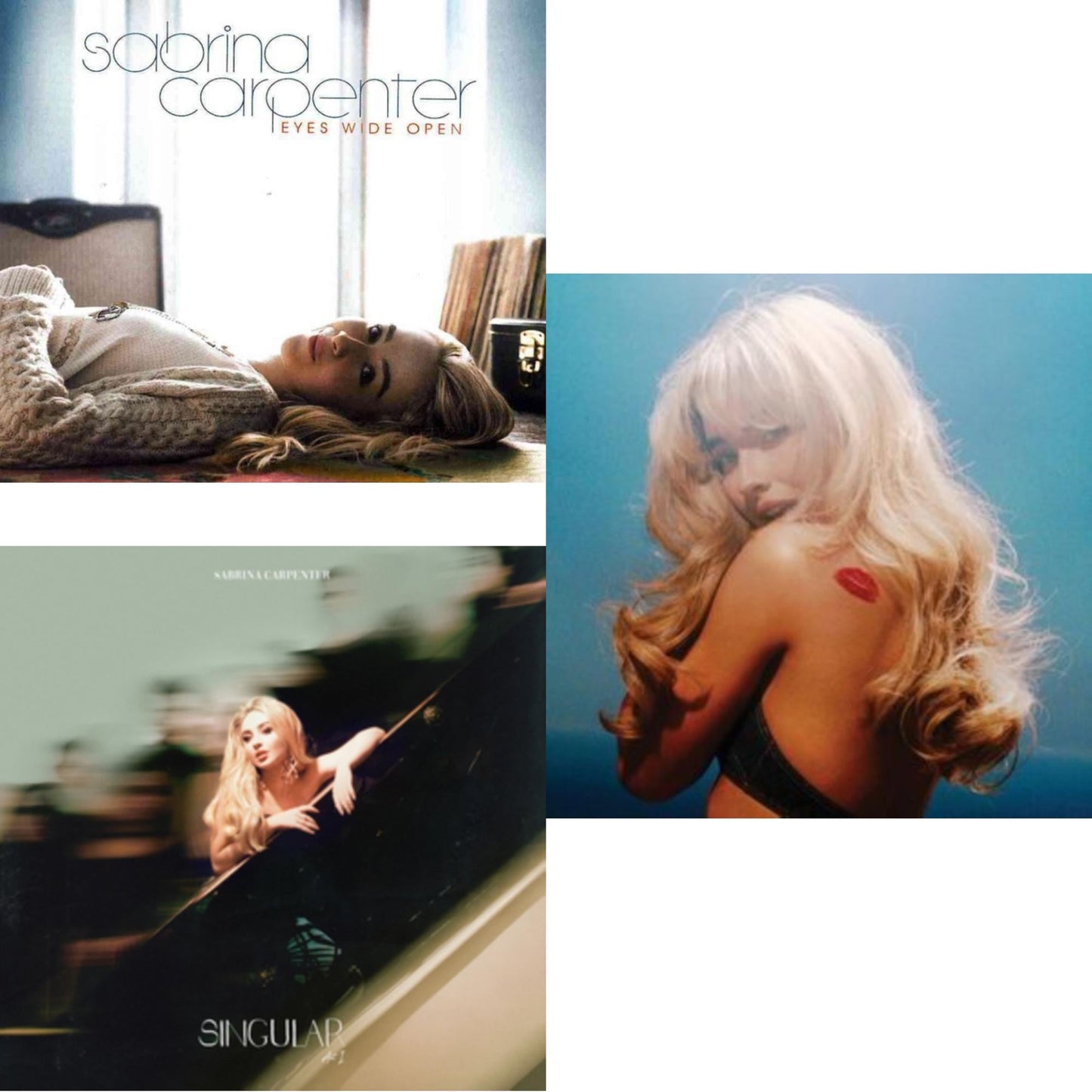 Sabrina Carpenter - Eyes Wide Open & Singular: Act I & Short N Sweet (X) (Deluxe Edition) - CD Bundle