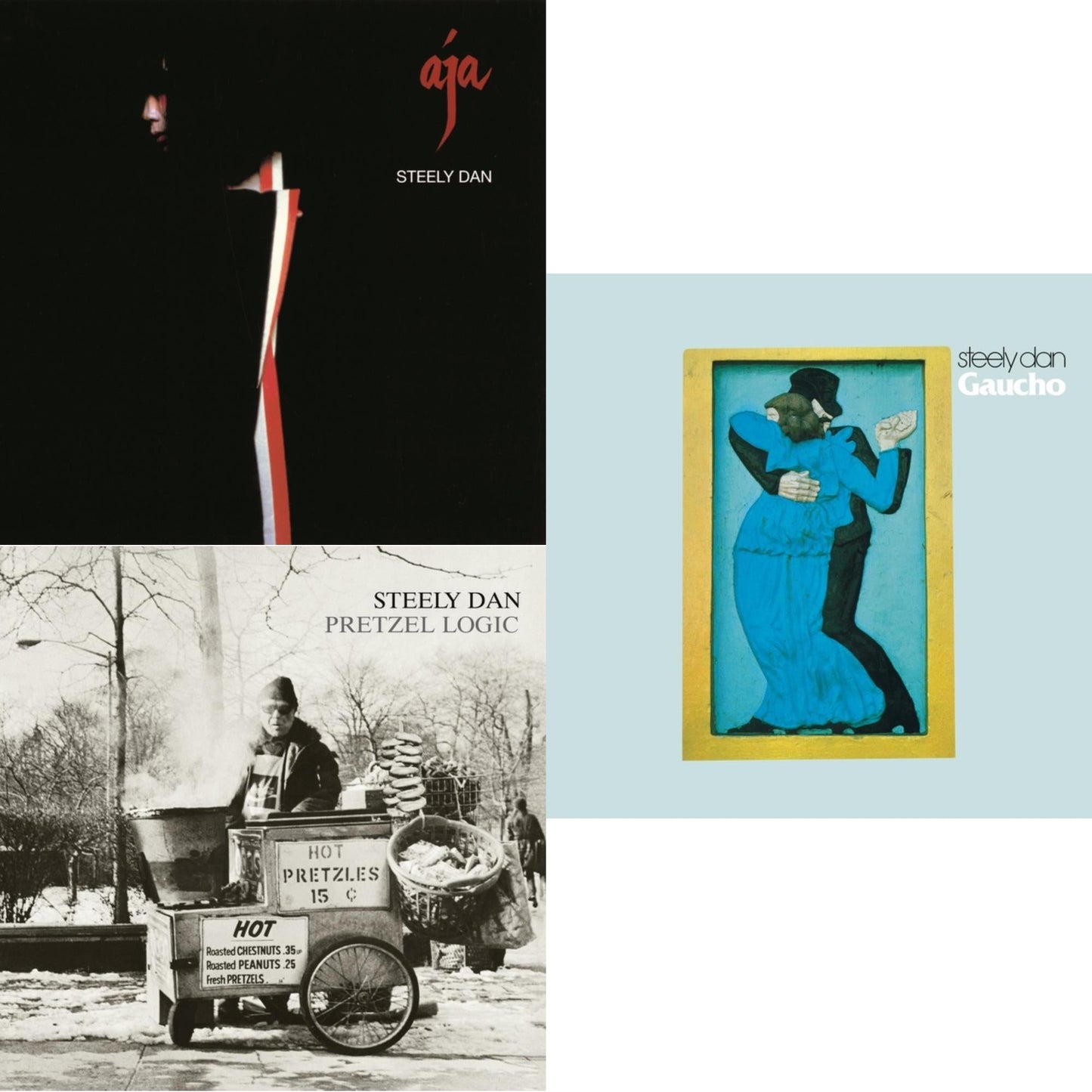 Steely Dan - Gaucho & Pretzel Logic & Aja - LP Vinyl Bundle