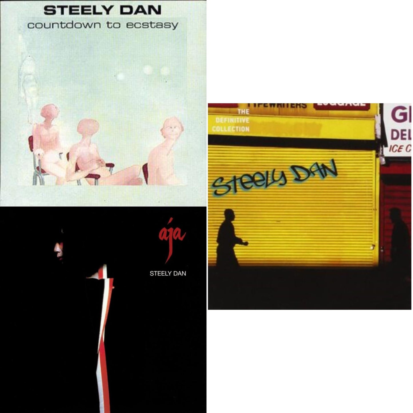 Steely Dan - Countdown To Ecstasy & Aja & Definitive Collection - CD Bundle