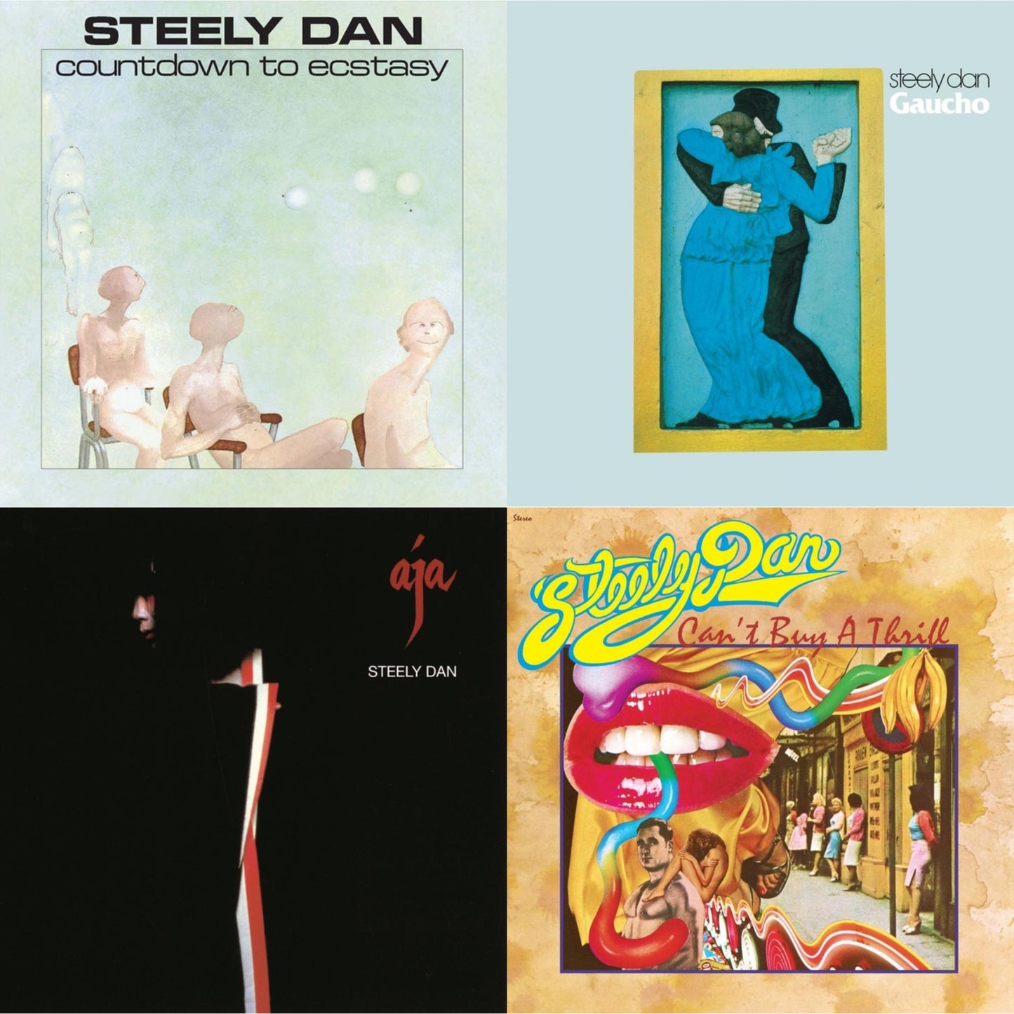 Steely Dan - Gaucho & Countdown To Ecstasy & Aja & Can't Buy A Thrill (180G) - LP Vinyl Bundle