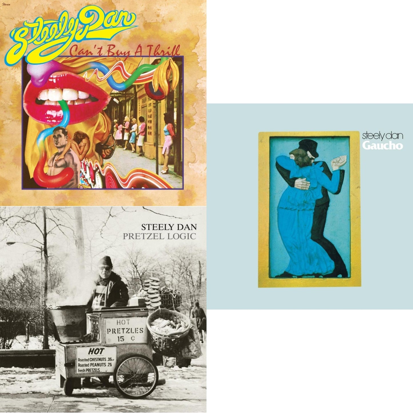Steely Dan - Gaucho & Pretzel Logic & Can't Buy A Thrill (180G) - LP Vinyl Bundle