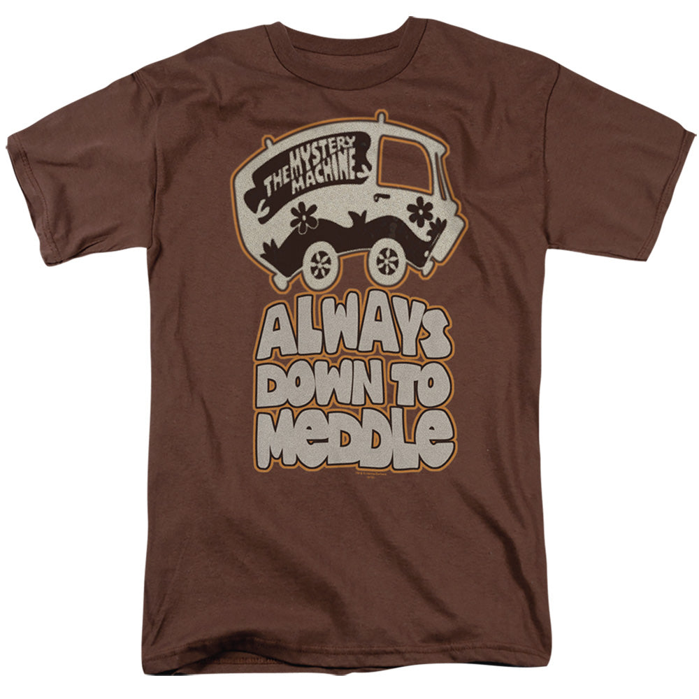 Scooby Doo! Down To Meddle Mens T Shirt Coffee Officially Licensed