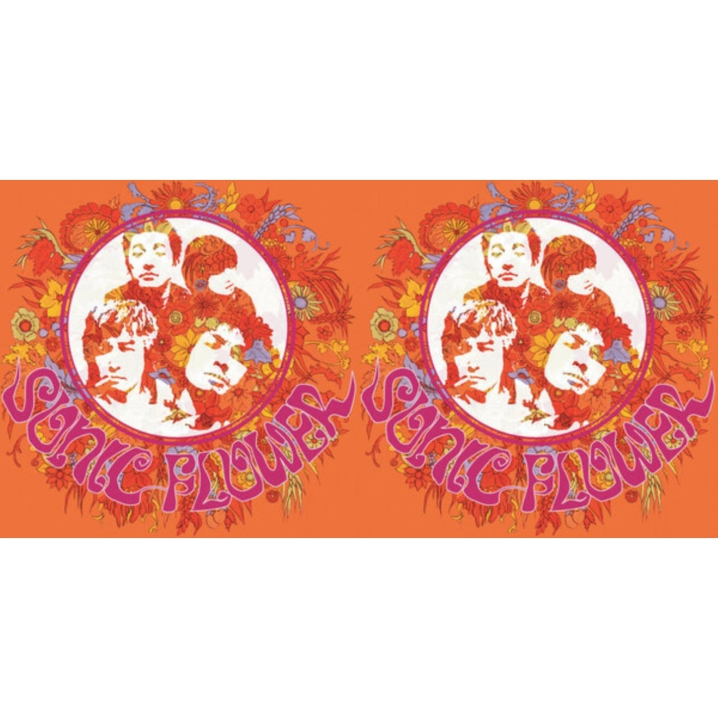 Sonic Flower - Sonic Flower & Sonic Flower (Fuchsia LP Vinyl)