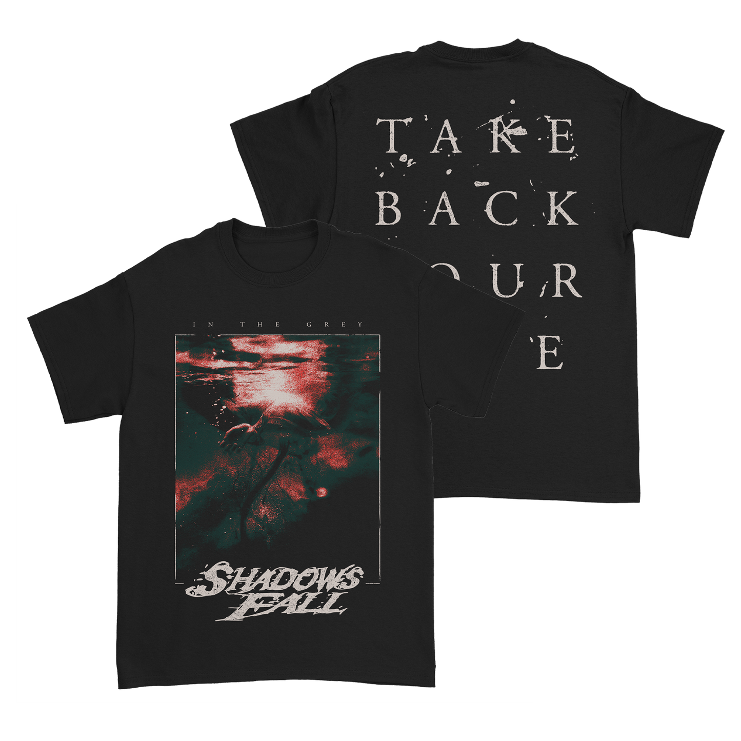 Shadows Fall In The Grey Mens T Shirt