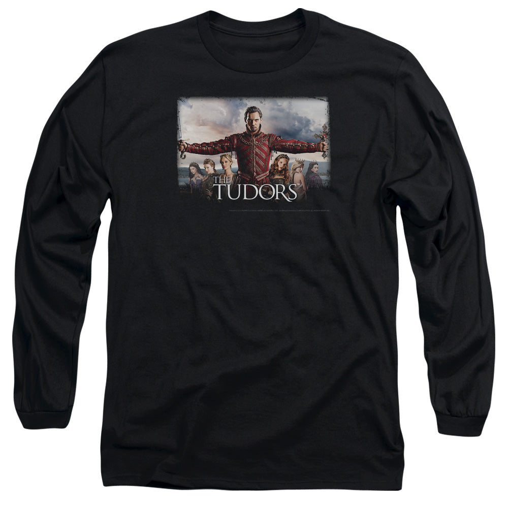 Tudors The Final Seduction Mens Long Sleeve Shirt Black Officially Licensed