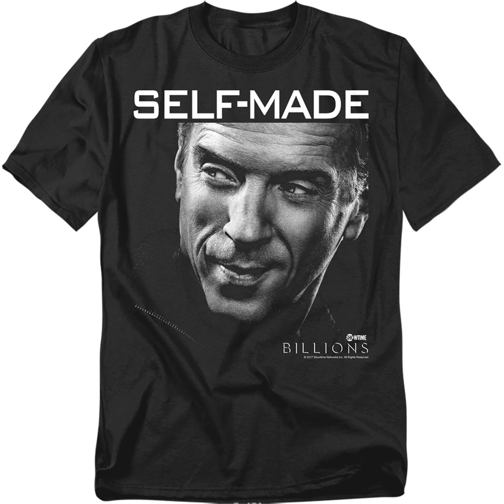 Billions Self Made Mens T Shirt Black
