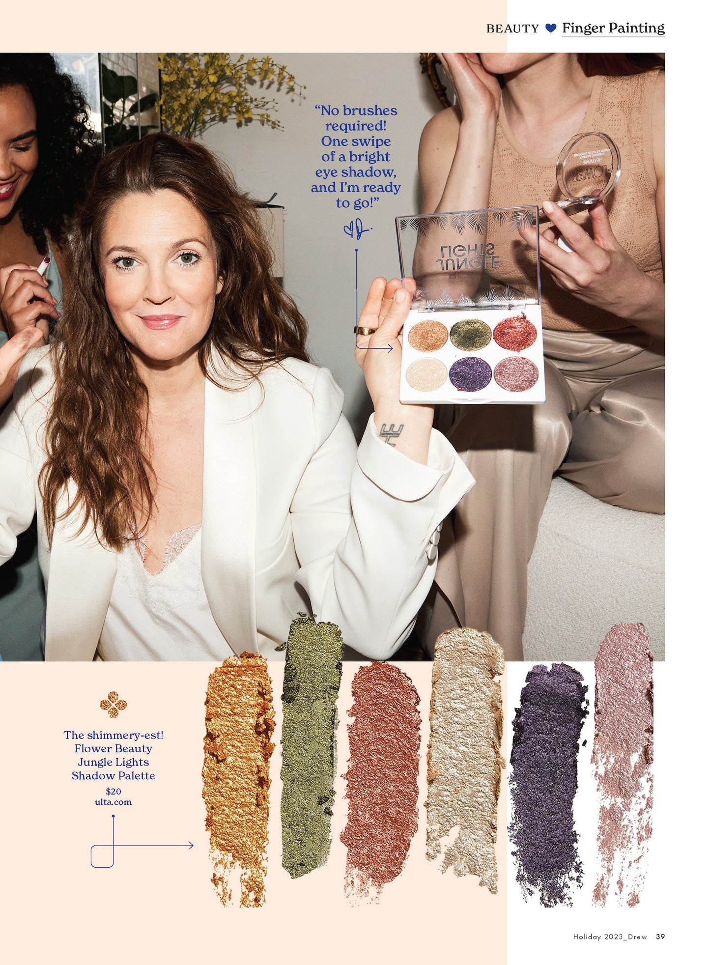 DREW Barrymore Magazine - Celebrate! Winter 2023: Pro Party Planning Tips & Tricks, Gift Guide, Recipes, Holiday Must-Haves, Festive Makeup, Playlist, Boost Mood, De-Stress, Astrology & 2024 Travel!