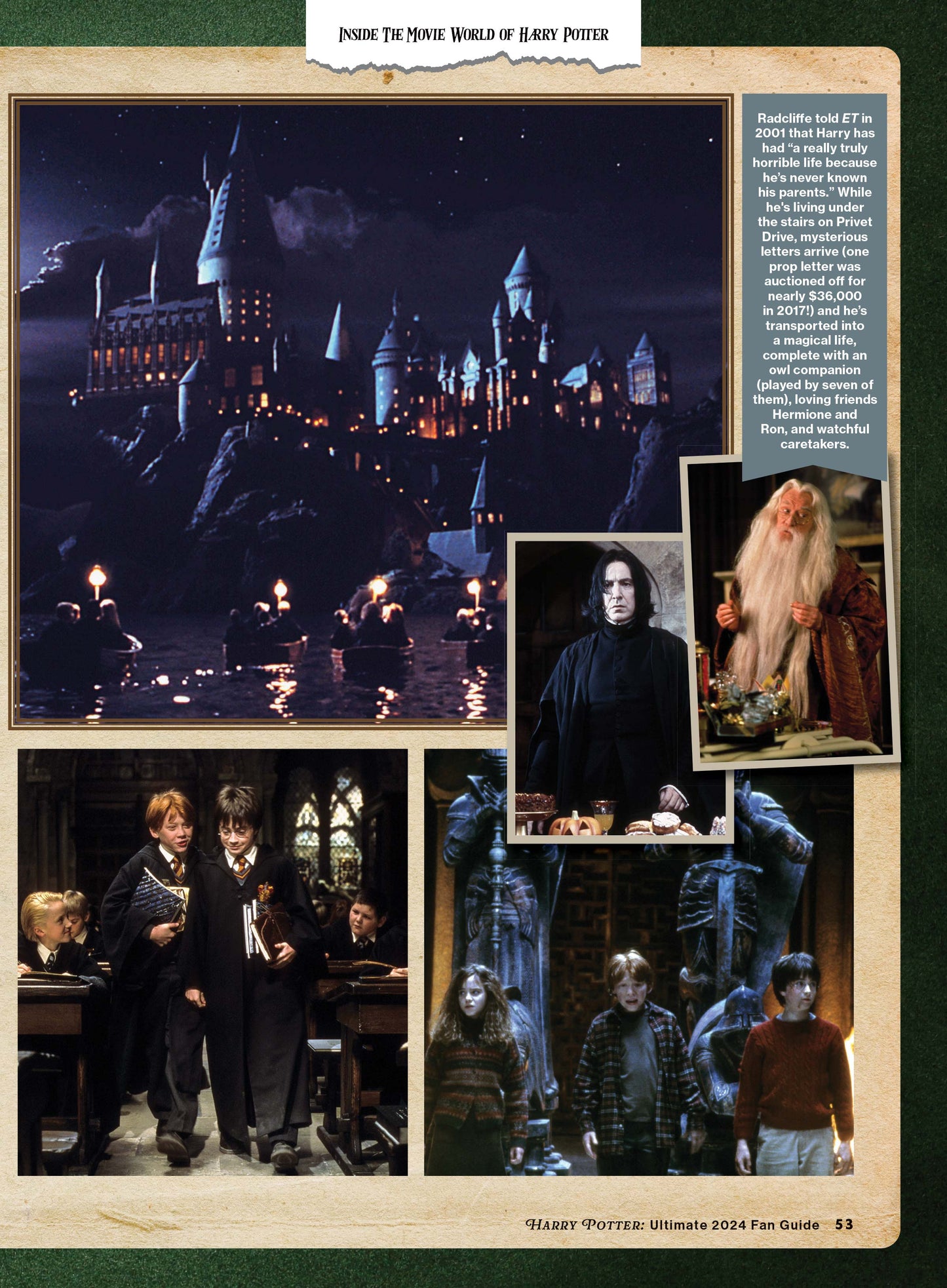 Harry Potter - Ultimate 2024 Fan Guide: J.K. Rowling, Books, 8 Movies, Harry Potter & The Sorcerer’s Stone, Magic, Wizards, Ron Weasley, Hermione Granger, Emma Watson, Muggles, Hogwarts & Theme Parks