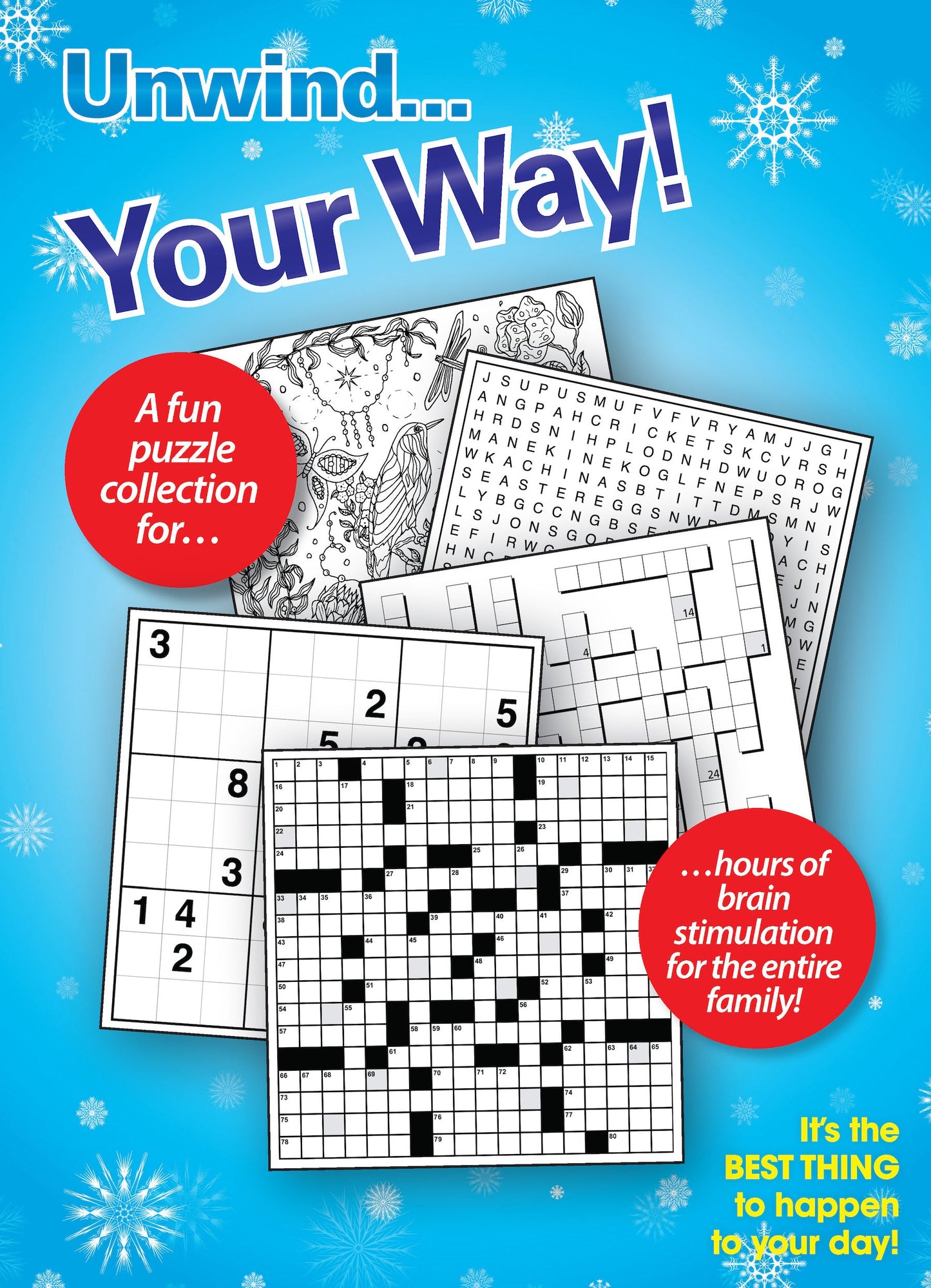 Variety Puzzles Large Print - Vo. 1 / Issue 2: Unplug and Unwind! Adult Activity Book: Easy and Fun with over 100+ Puzzles!