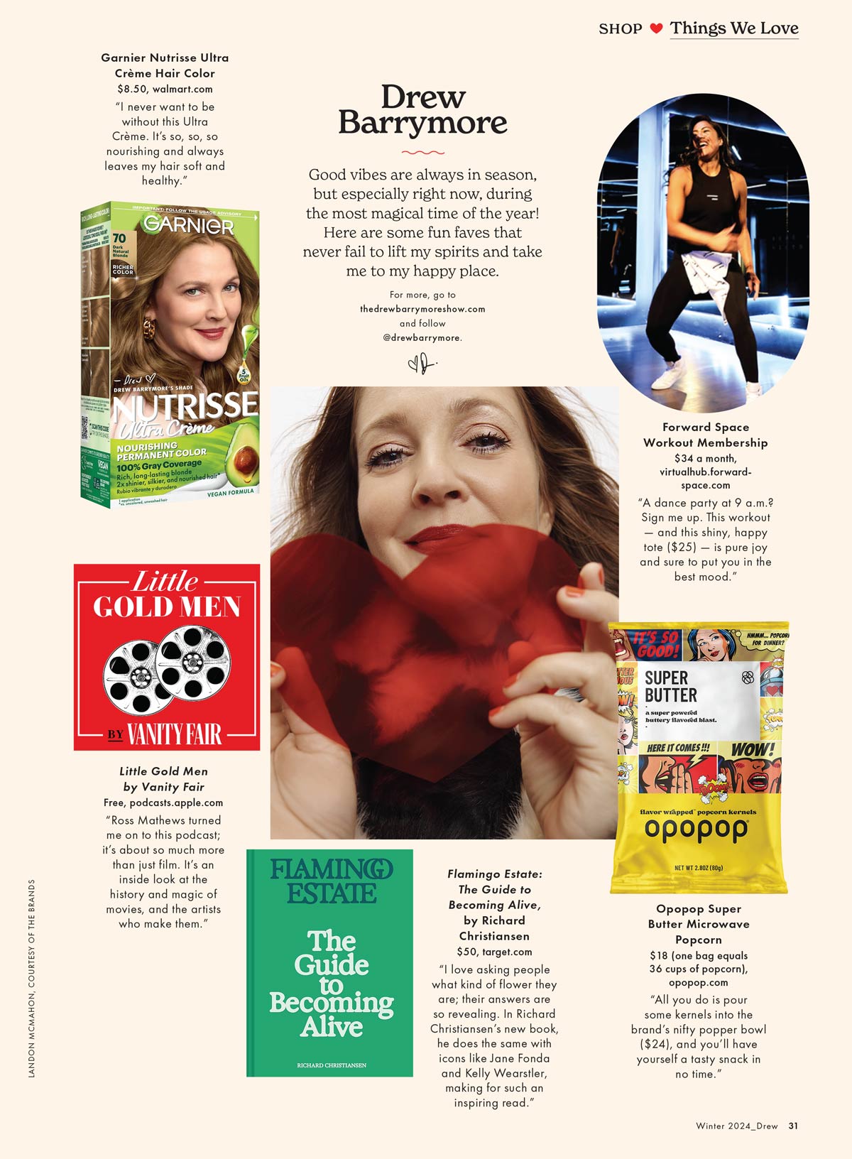 DREW Barrymore Magazine - Winter 2024 Issue: 100+ Holiday Ideas, Budget-Friendly Gift Guide, Cold Weather Beauty Tips, How To Boost Mood & Less Stress, Design Notes, Featuring Quinta Brunson & More!