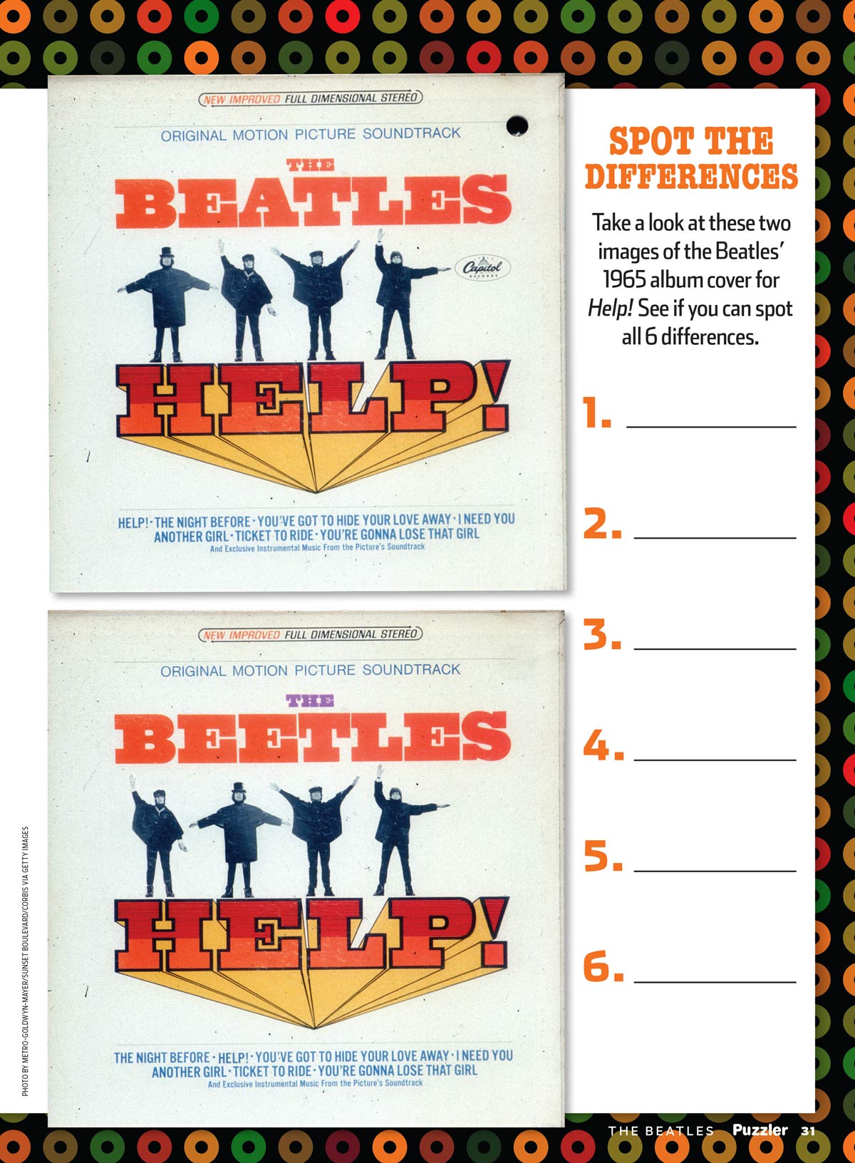 TV Guide Puzzler - The Beatles: Dive Into A World Of Trivia, Solve Crosswords, Word Search, Sudoku, Missing Letters, Spot The Difference, Fun Word Games, Scrambles & More!