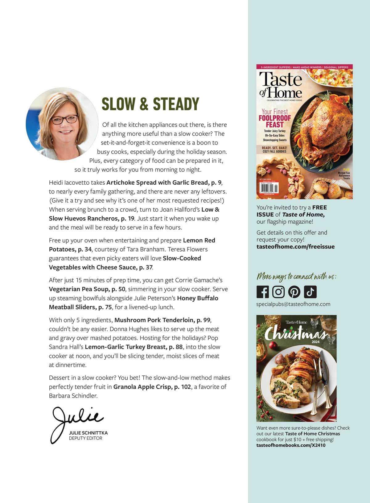 Taste of Home - Slow Cook It: 109 Comforting Meals Made Easy, Simple Appetizers, No-Fuss Holiday Sides, Must-Try Morning Meals, Set-And-Forget Sweets, Effortless Entrees, Soups & Chilis, Sips & More!