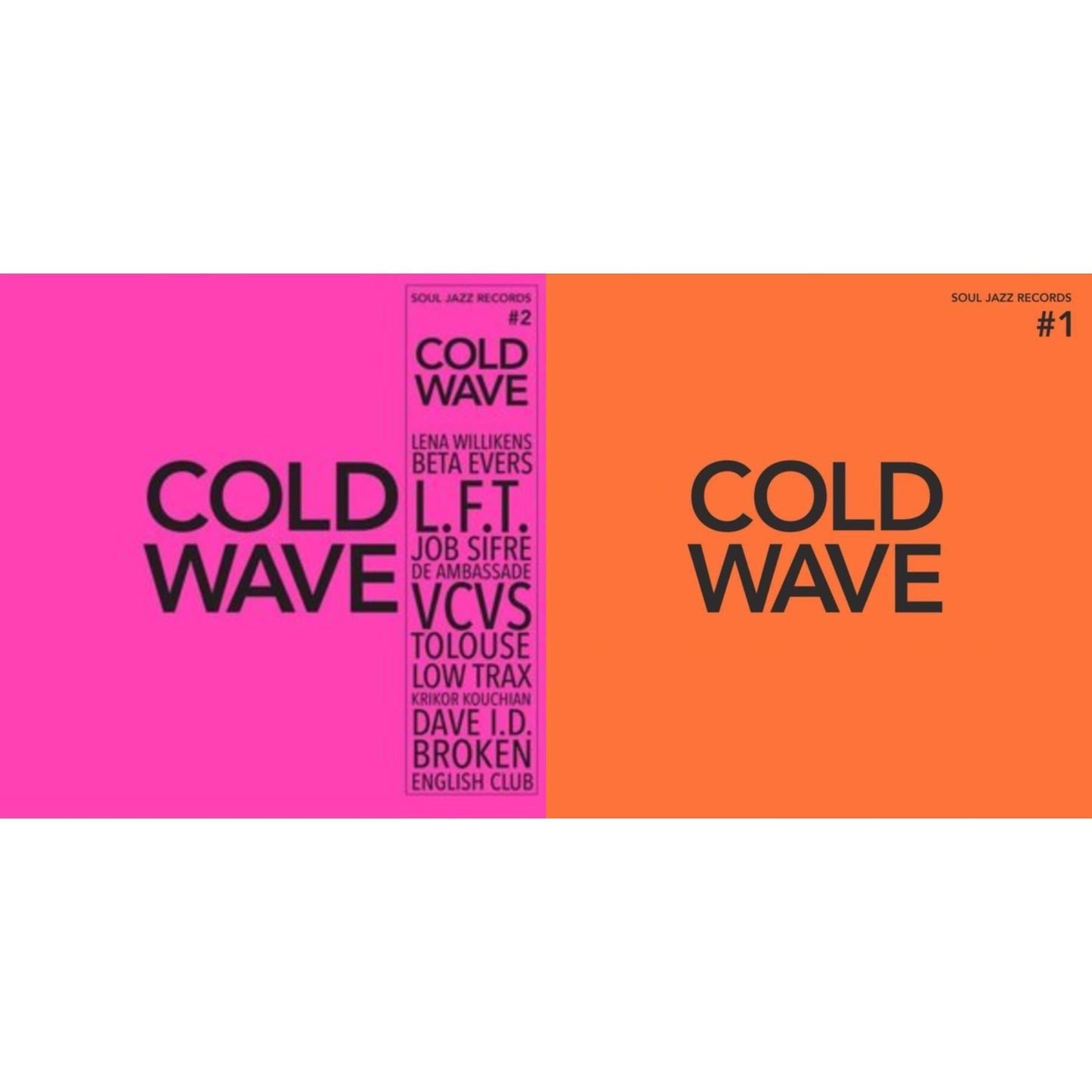 Soul Jazz Records Presents - Cold Wave #1 (2LP/Dl Card) & Cold Wave #2 (2LP)