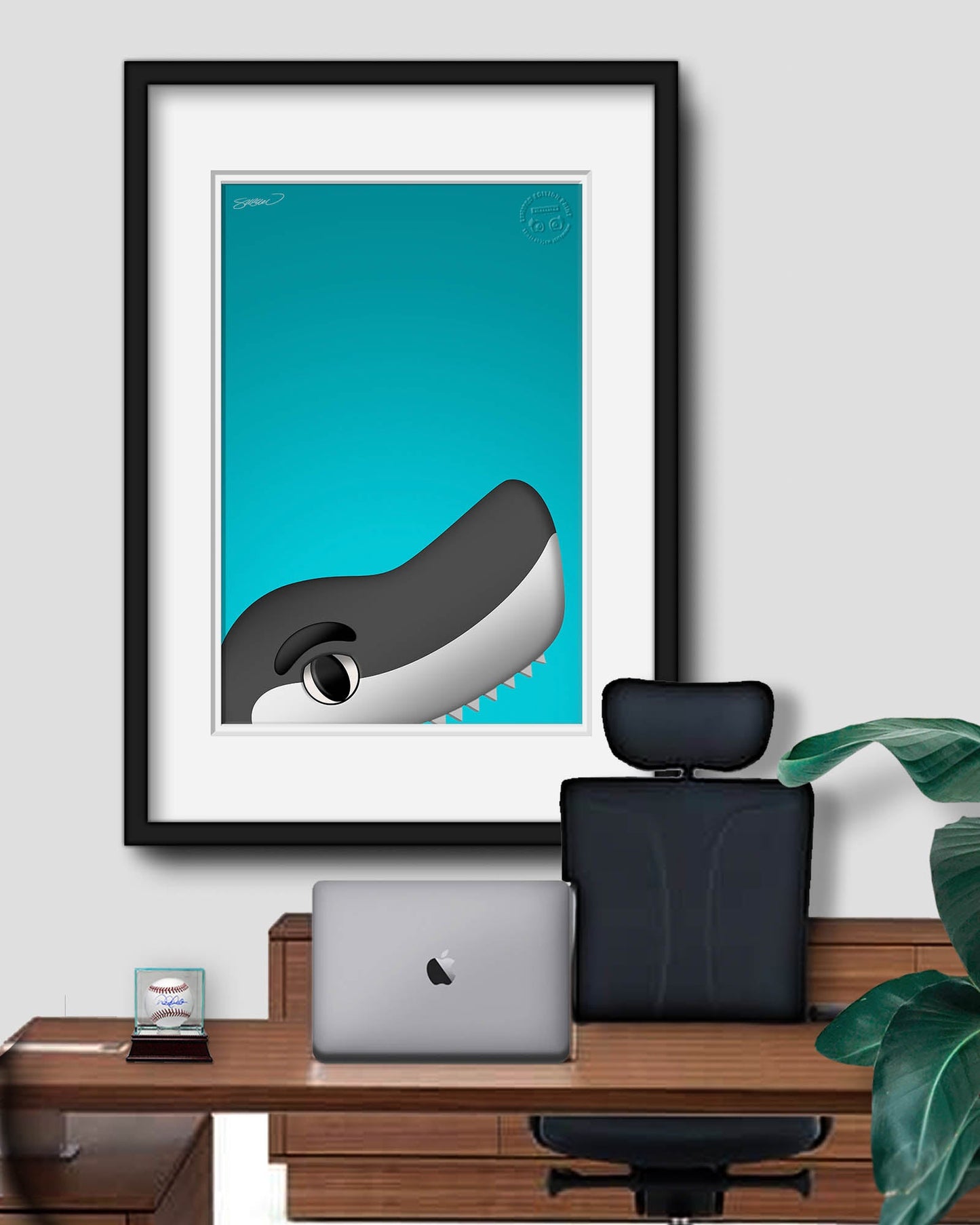 Minimalist S.J. Sharkie