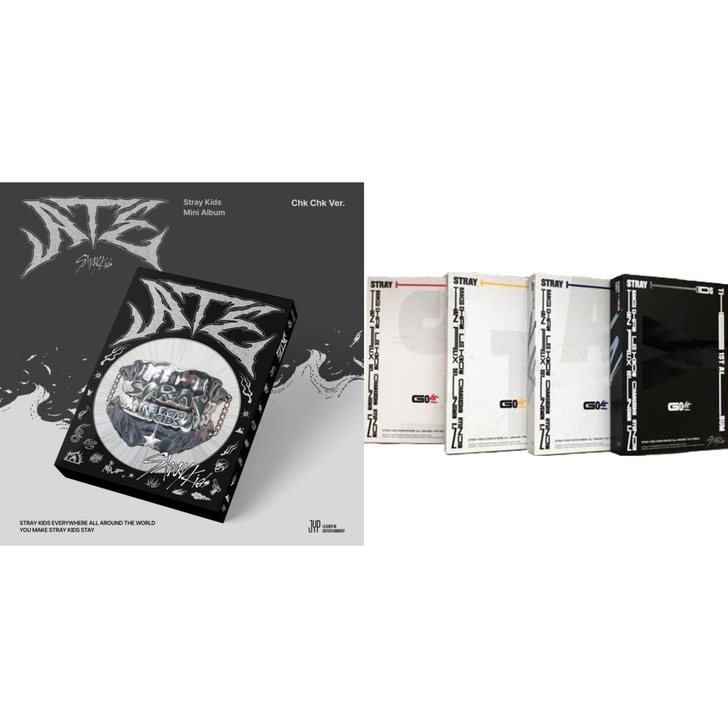 Stray Kids - Ate (Chk Chk Ver.) & Go: Volume 1 (Normal Edition) - CD Bundle