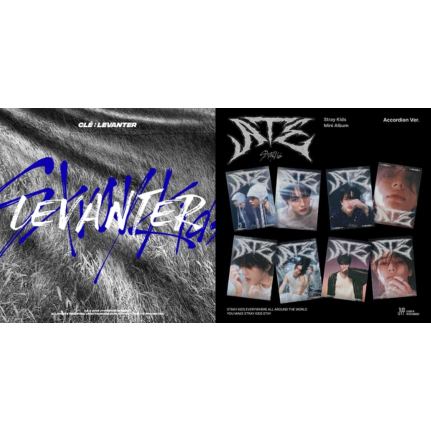 Stray Kids - Ate (Accordion Ver.) & Cle: Levanter (Mini Album) (Normal Edition) - CD Bundle