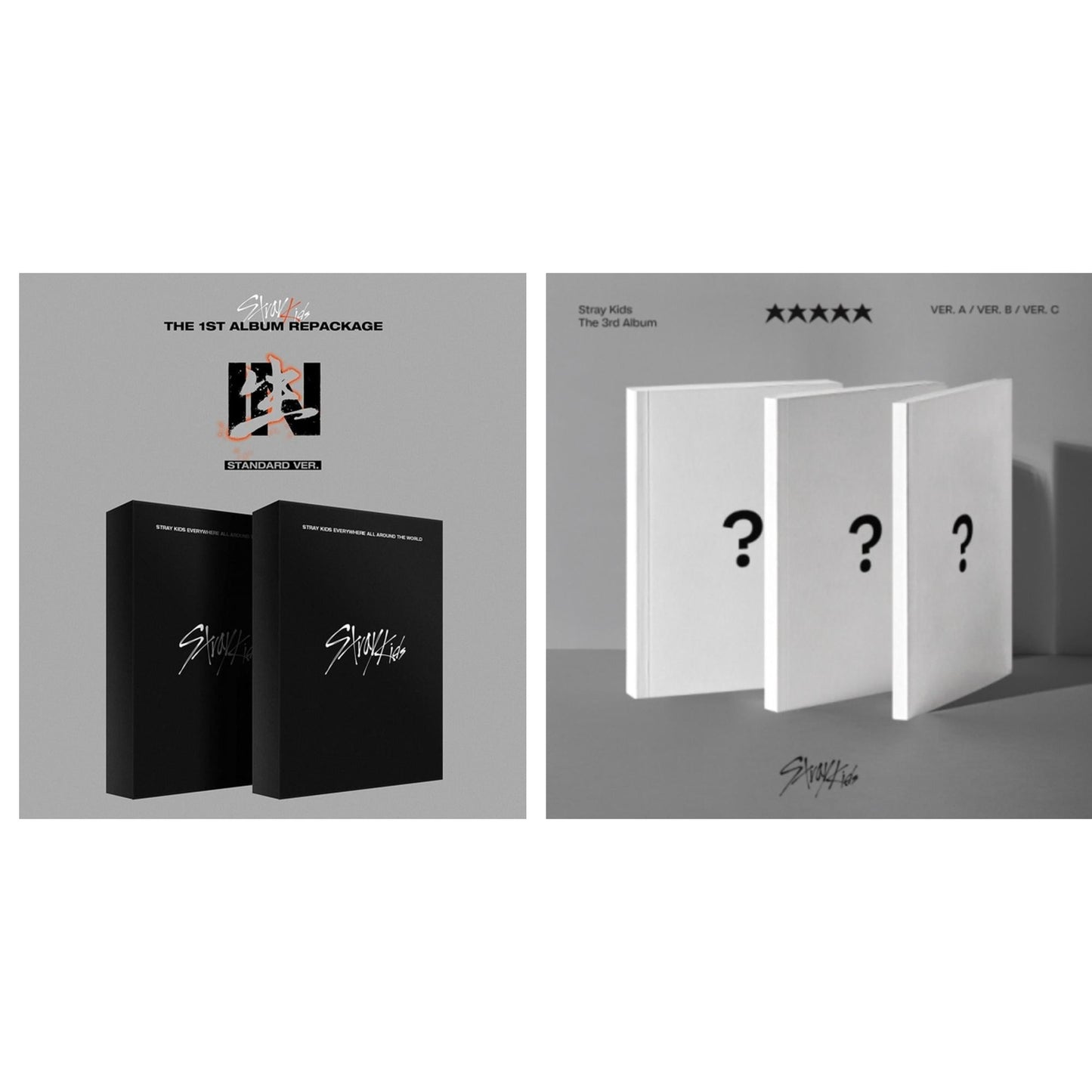 Stray Kids - In Life: Vol.1 (Normal Version) (Repackage) & 5-Star: Vol. 3 - CD Bundle