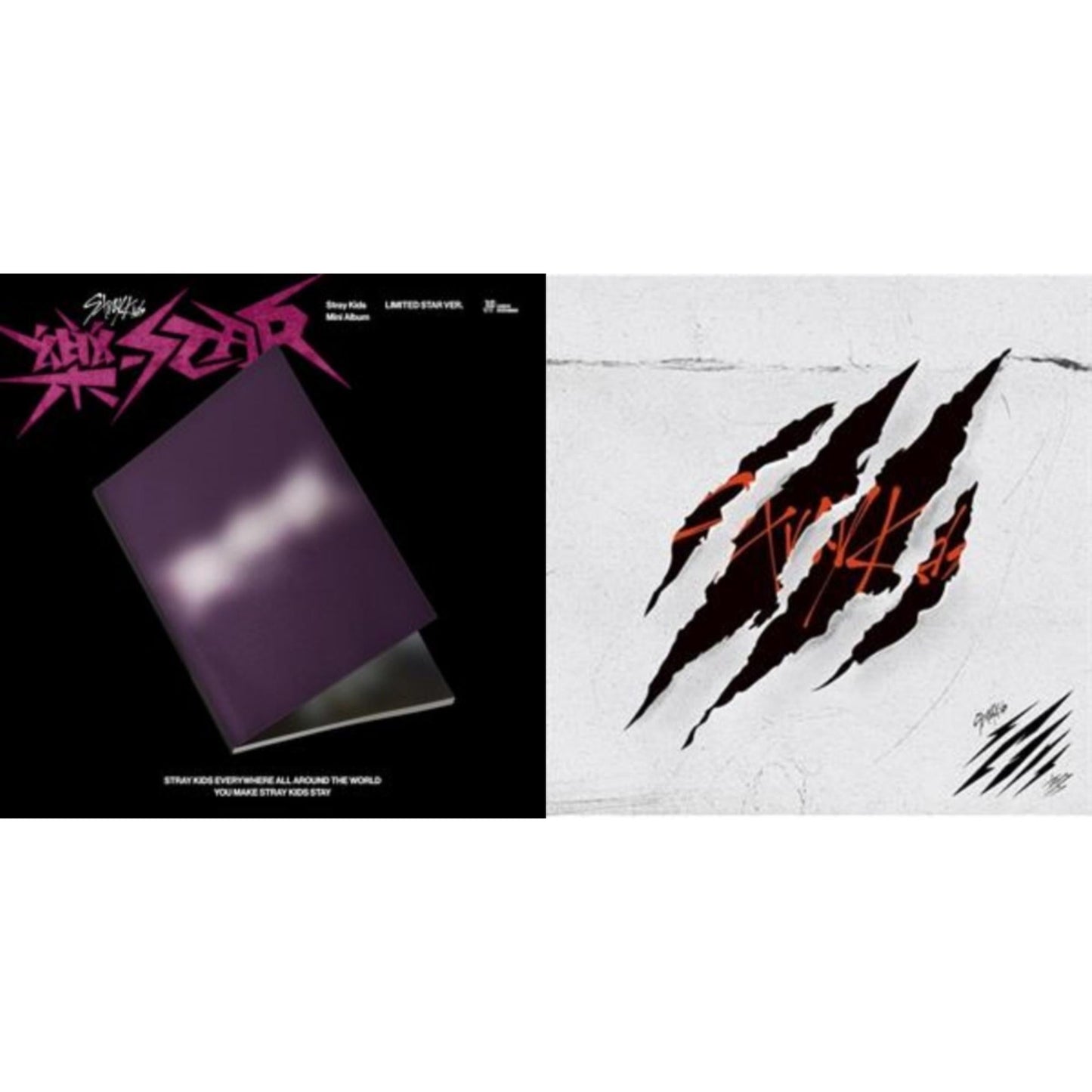 Stray Kids - Rock-Star (Limited Star Ver.) & Scars / Sorikun (Japanese Ver/Ltd. B/CD/DVD)