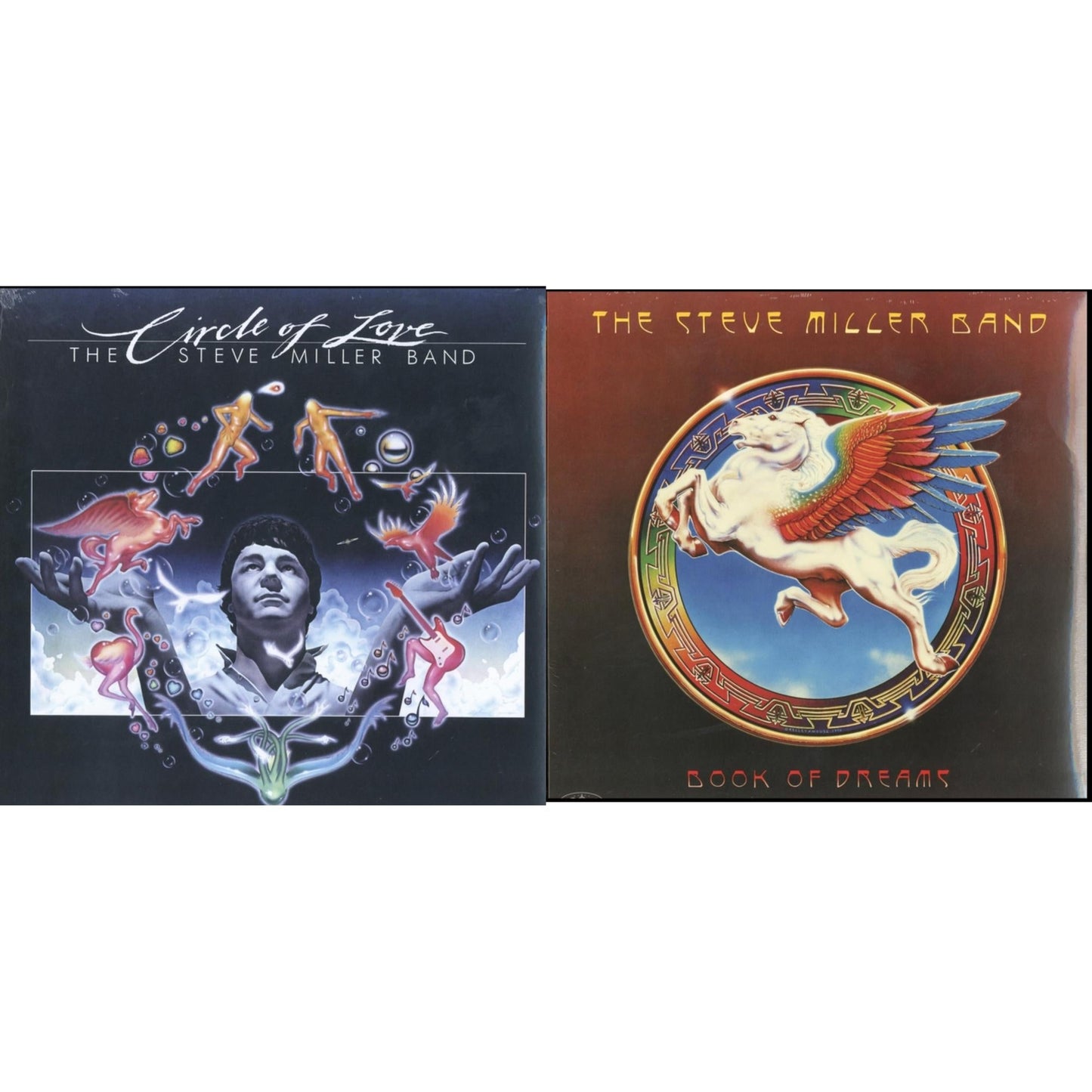 Steve Miller Band - Book Of Dreams (180G) & Circle Of Love (180G) - LP Vinyl Bundle