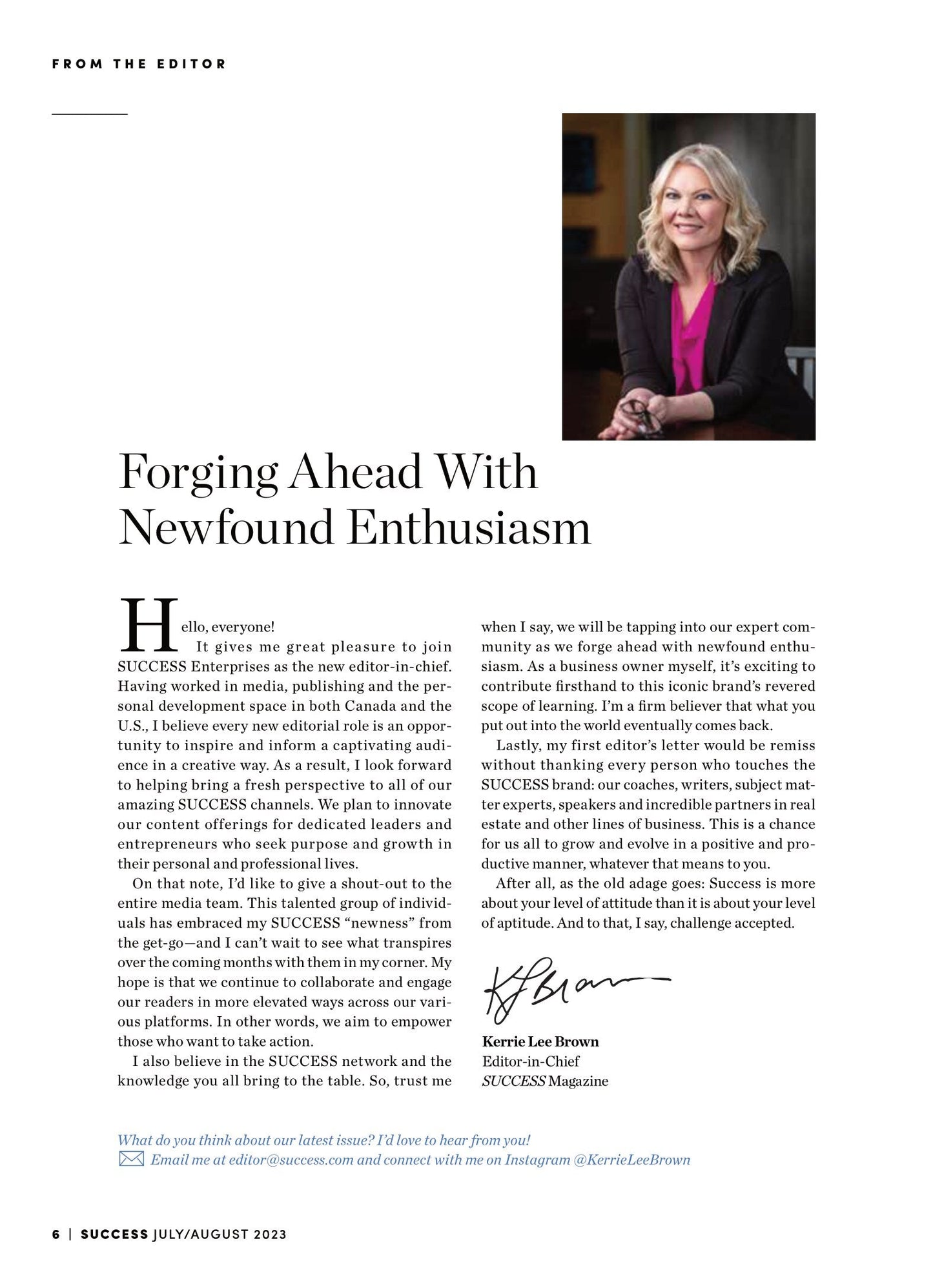 SUCCESS Magazine - July & August 2023: Chance The Rapper Pays It Forward, Life Lessons From GoDaddy Founder, Recession Proof Small Business Tips, Airbnb Cofounder Joe Gebbia On Community & More!