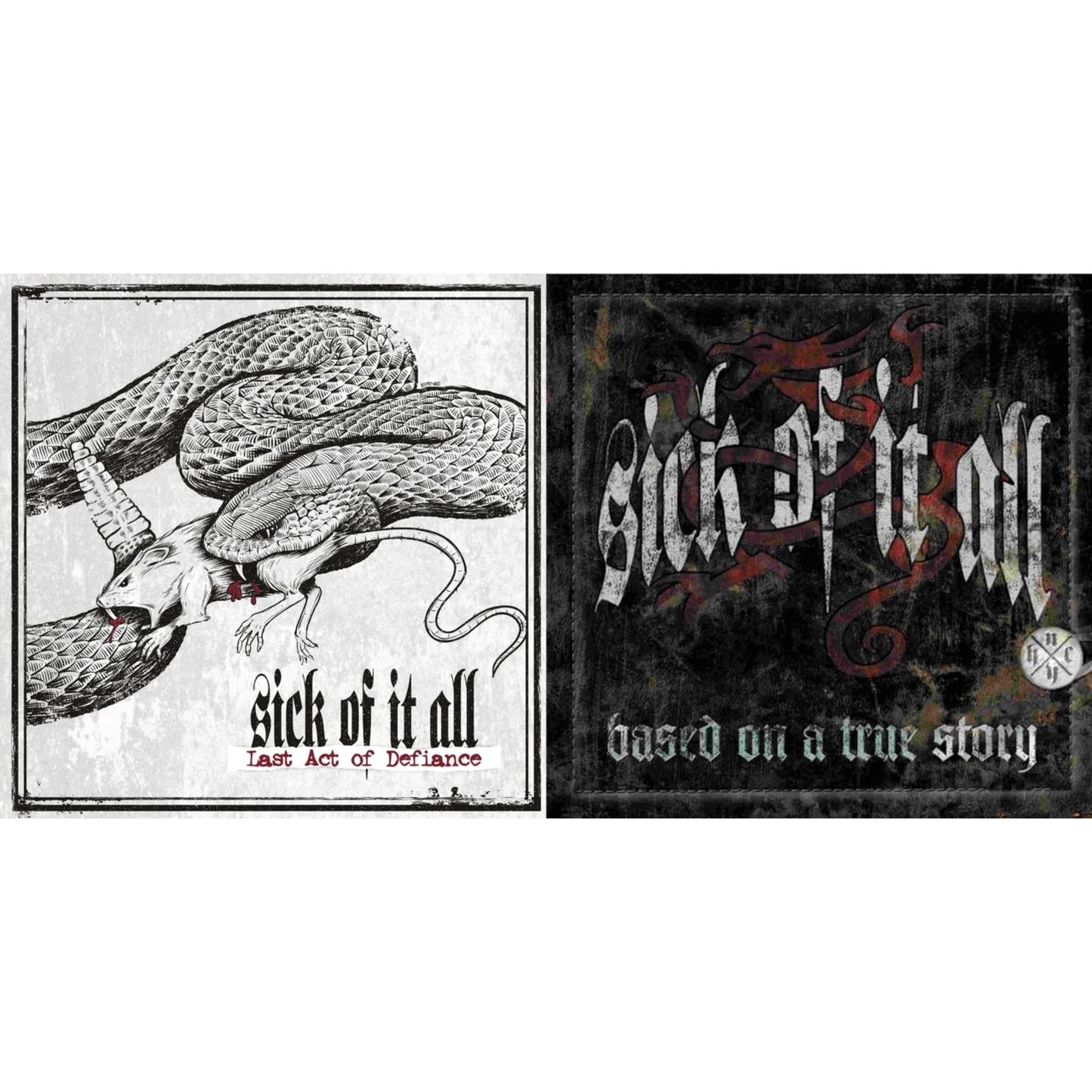 Sick Of It All - Last Act Of Defiance & Based On A True Story - LP Vinyl Bundle